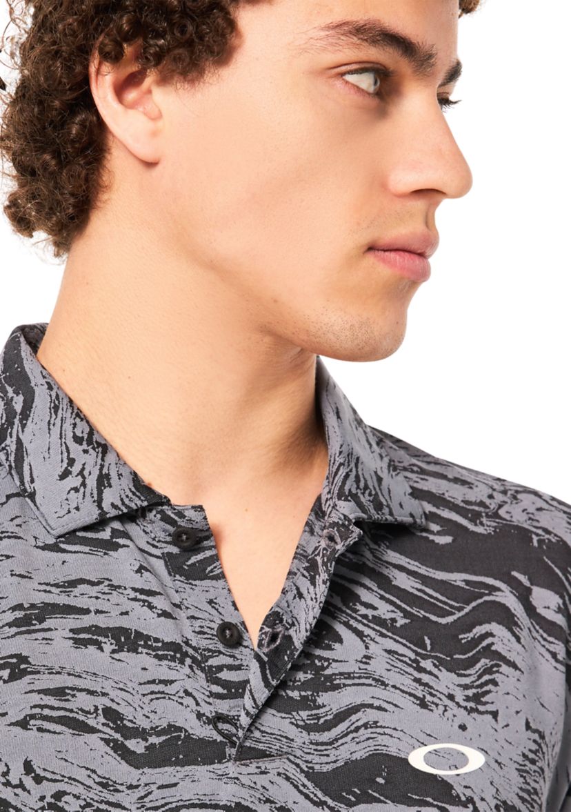 Mens Duality Jacquard Polo Shirt