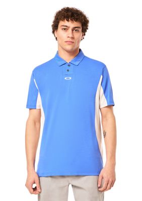 Oakley Men's Contrasting Airvented Polo Shirt, Blue, XL