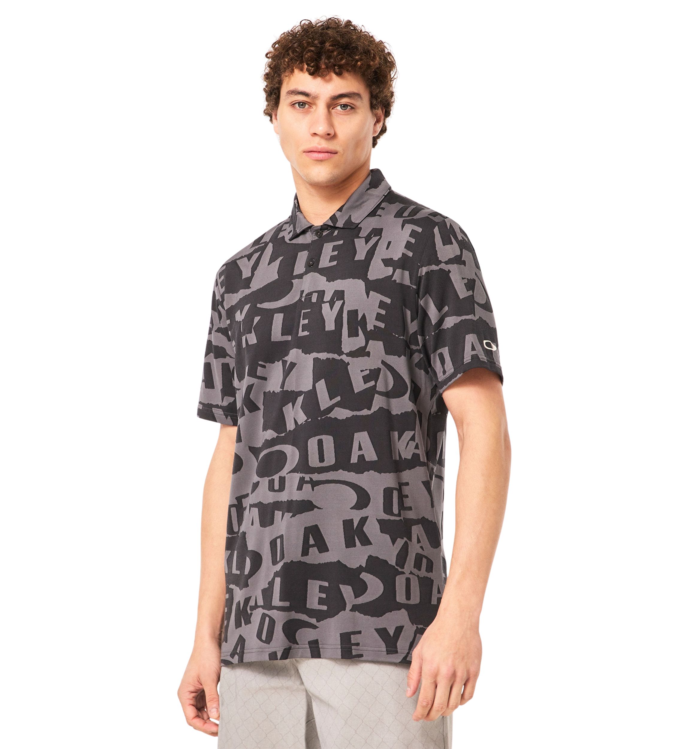 Mens Ransom Jacquard Polo Shirt
