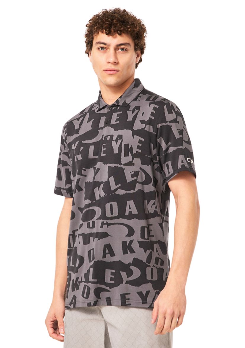 Mens Ransom Jacquard Polo Shirt