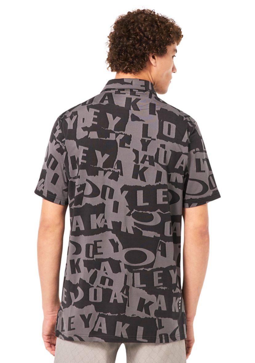 Mens Ransom Jacquard Polo Shirt