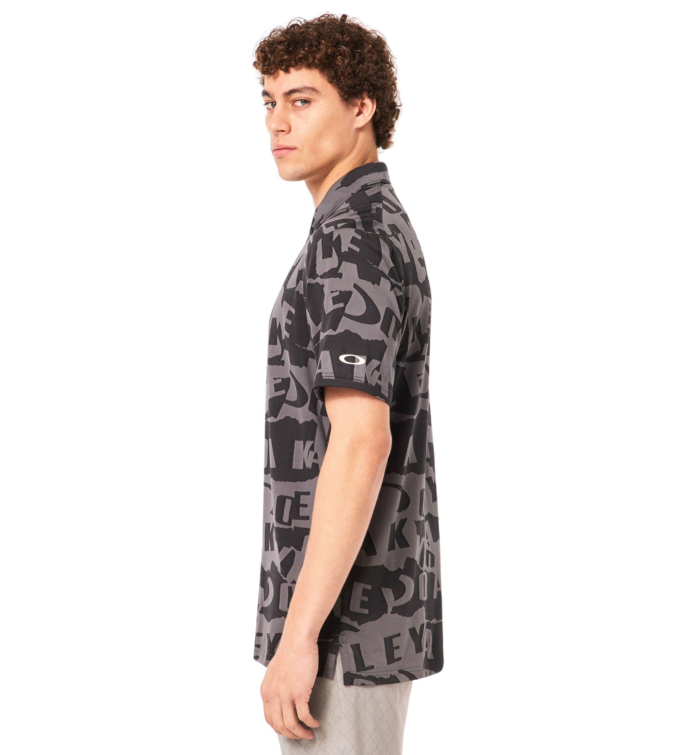 Mens Ransom Jacquard Polo Shirt