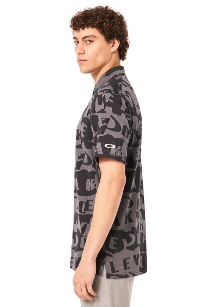 Mens Ransom Jacquard Polo Shirt