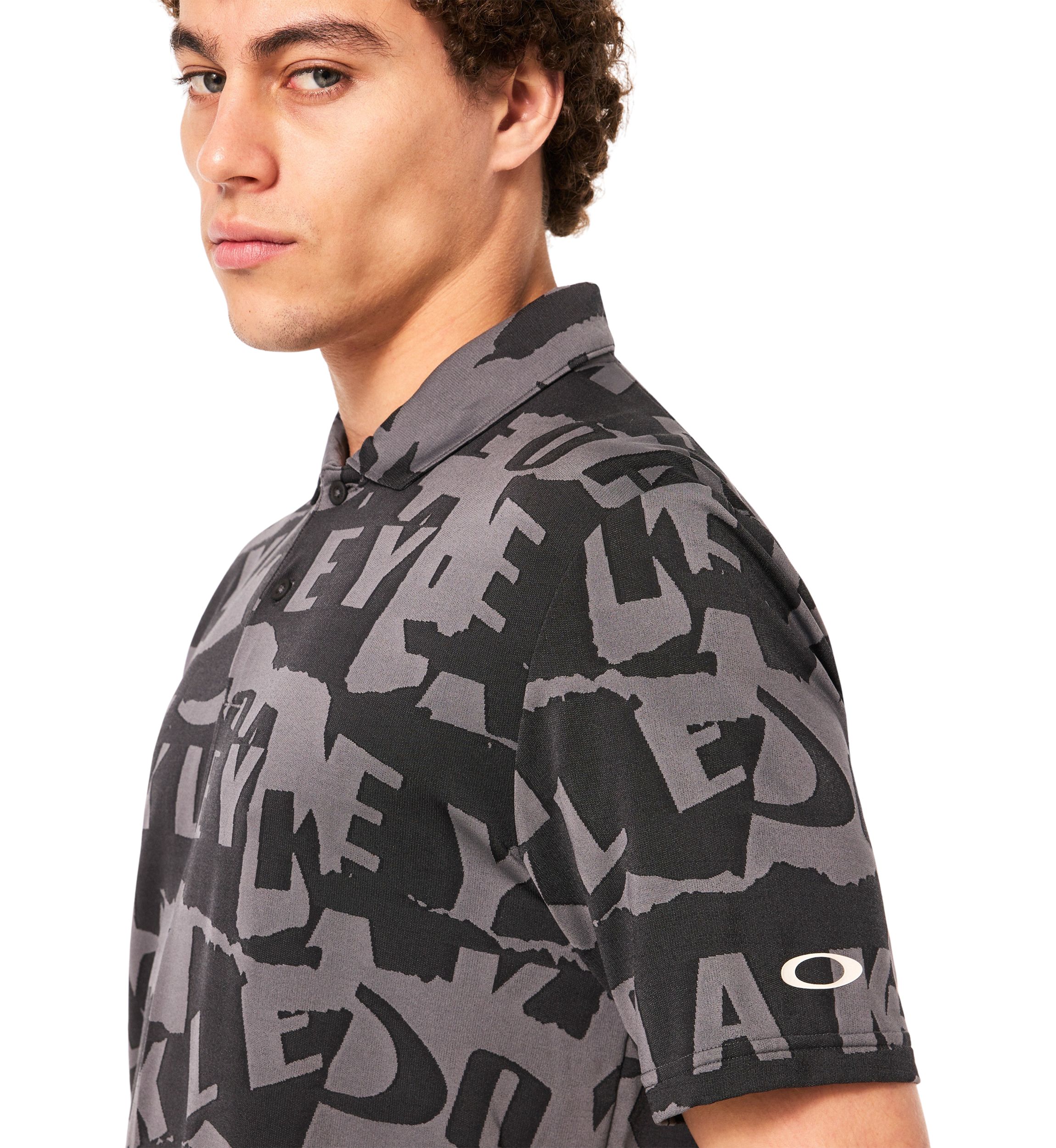 Mens Ransom Jacquard Polo Shirt