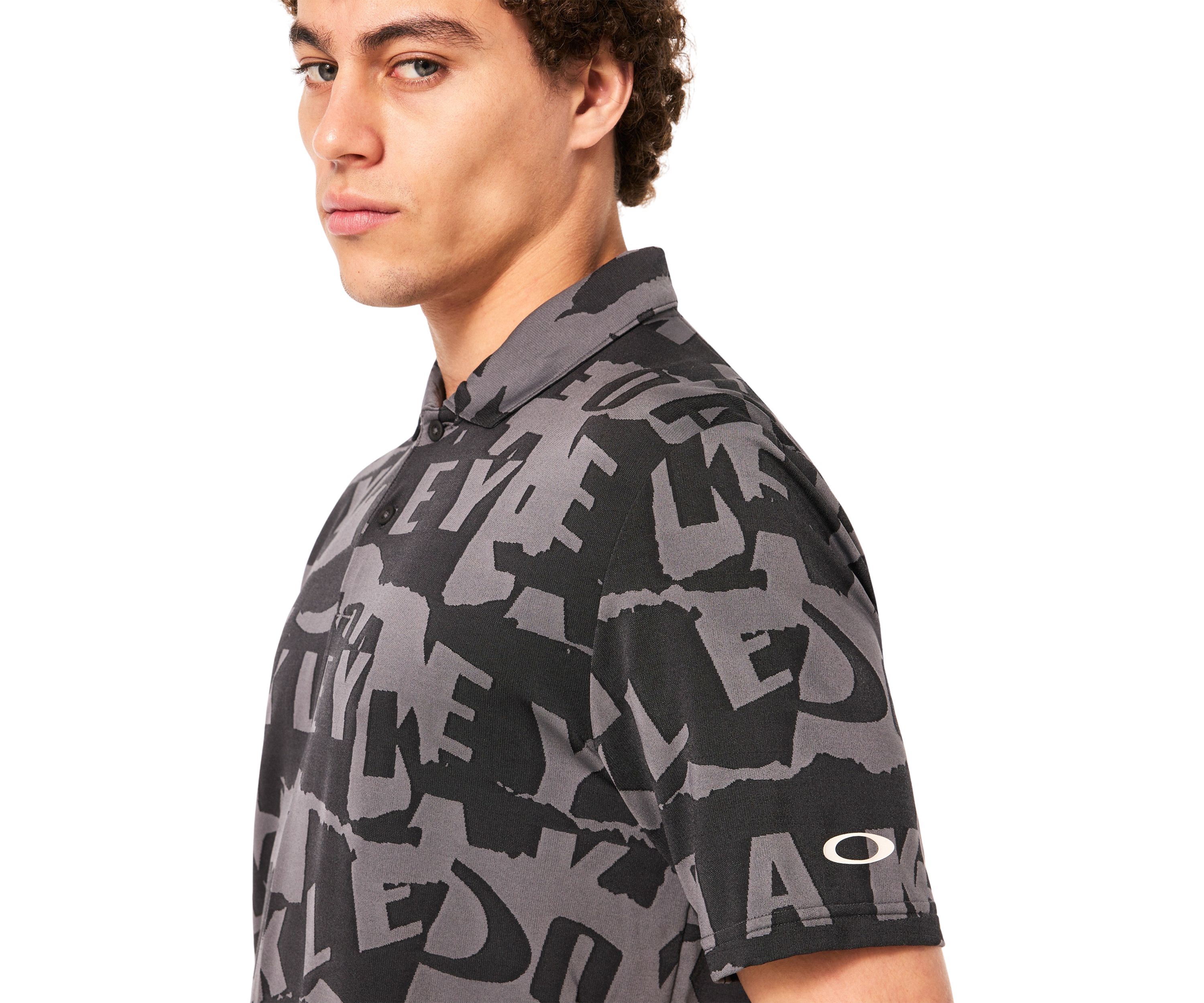 Mens Ransom Jacquard Polo Shirt