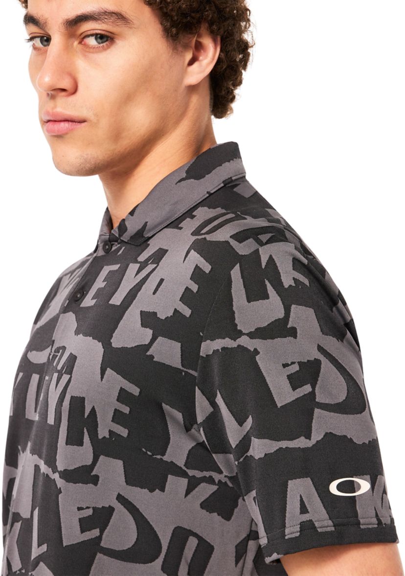 Mens Ransom Jacquard Polo Shirt