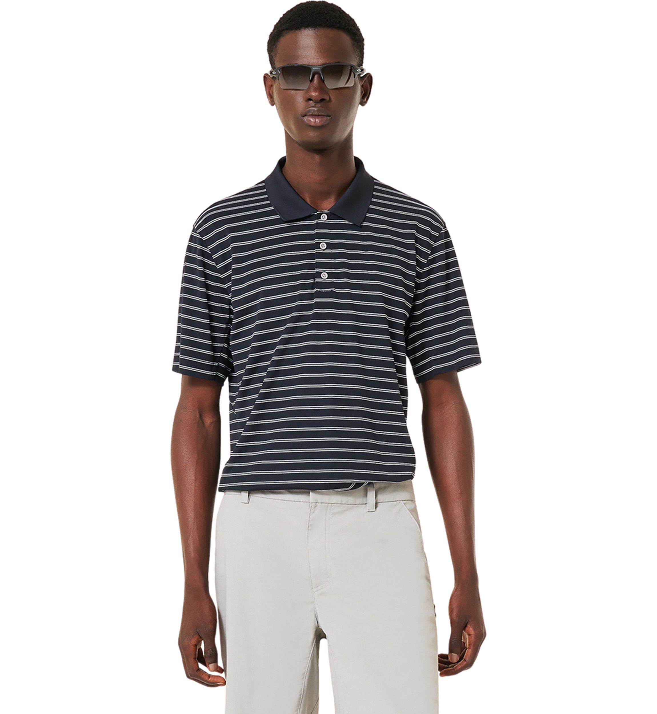 Mens Stripe Polo Shirt 