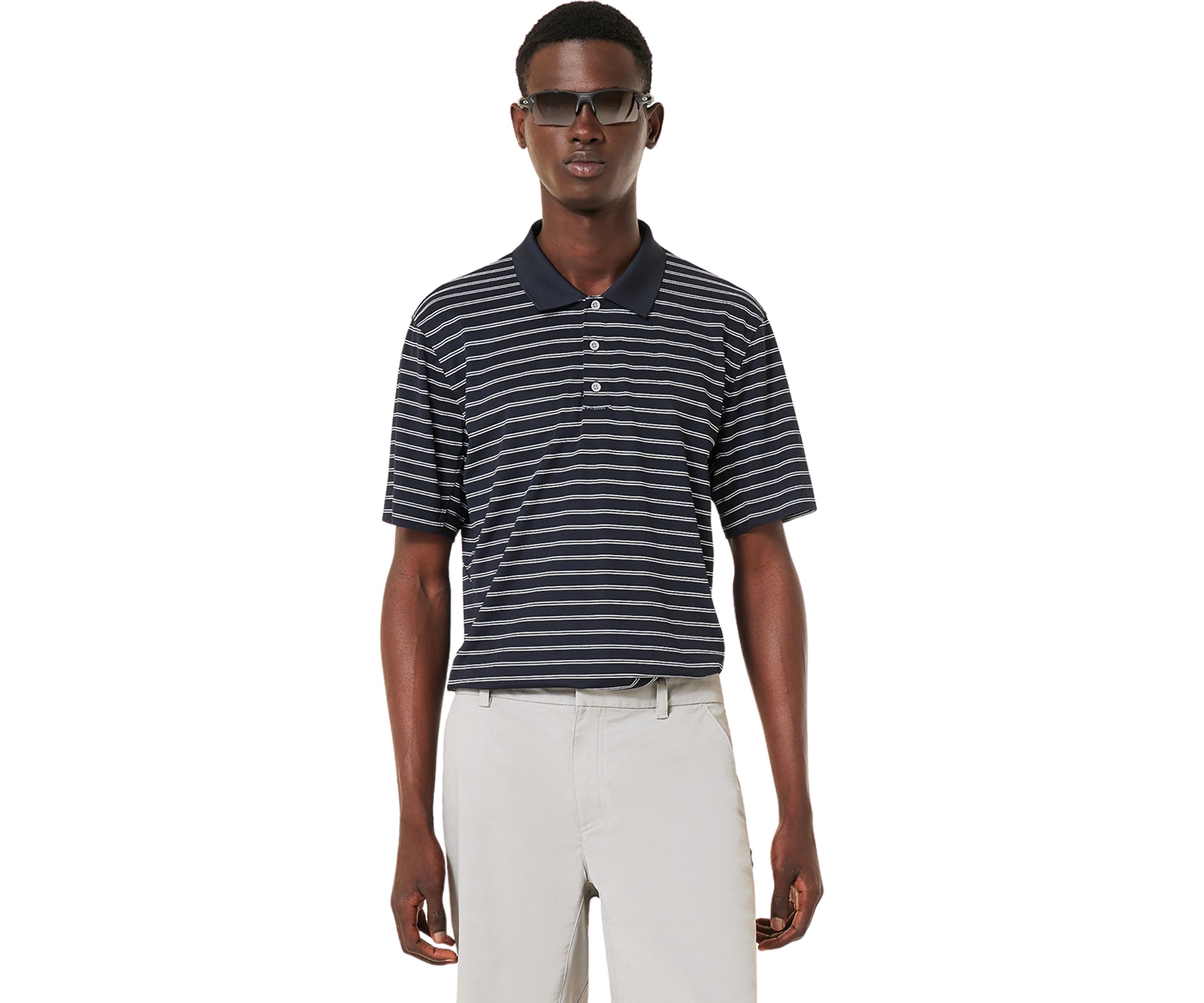 Mens Stripe Polo Shirt 