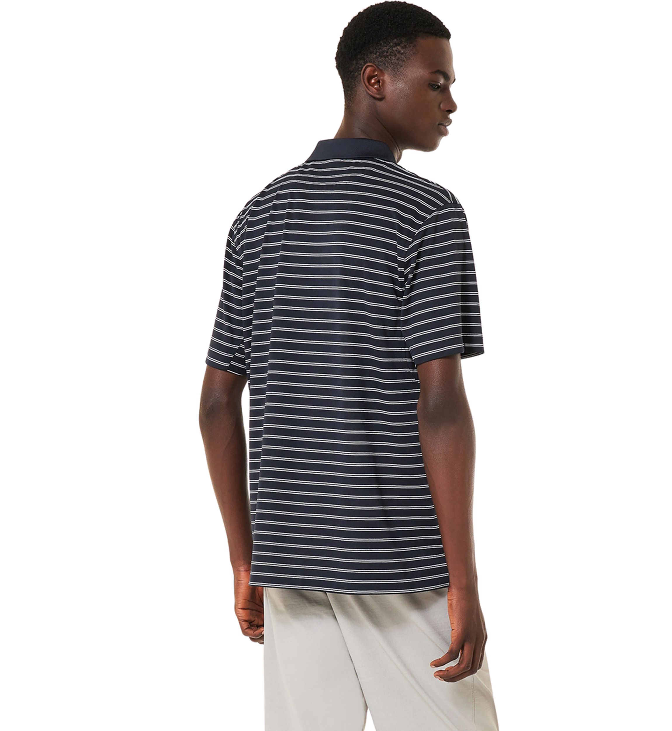 Mens Stripe Polo Shirt 