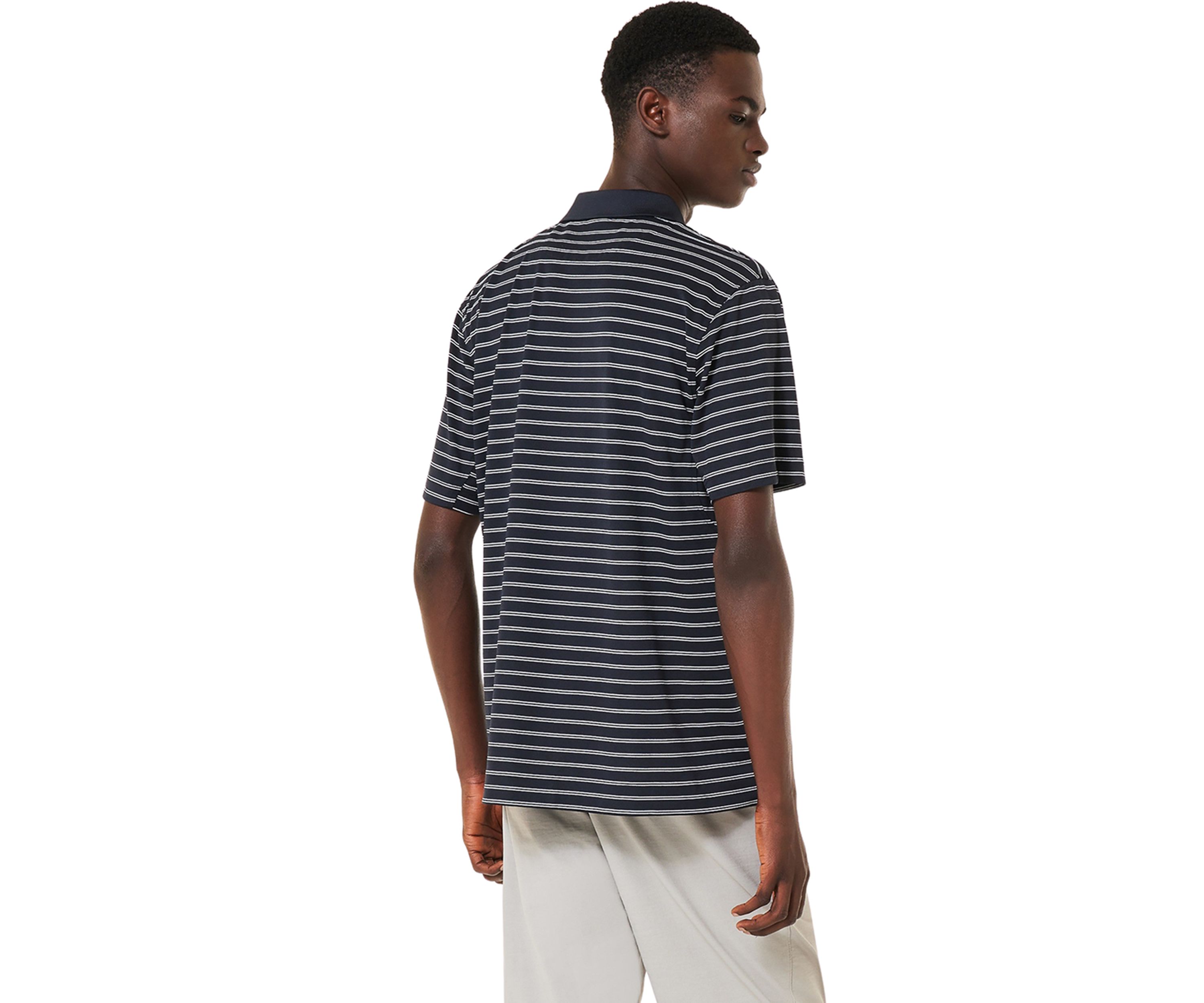 Mens Stripe Polo Shirt 