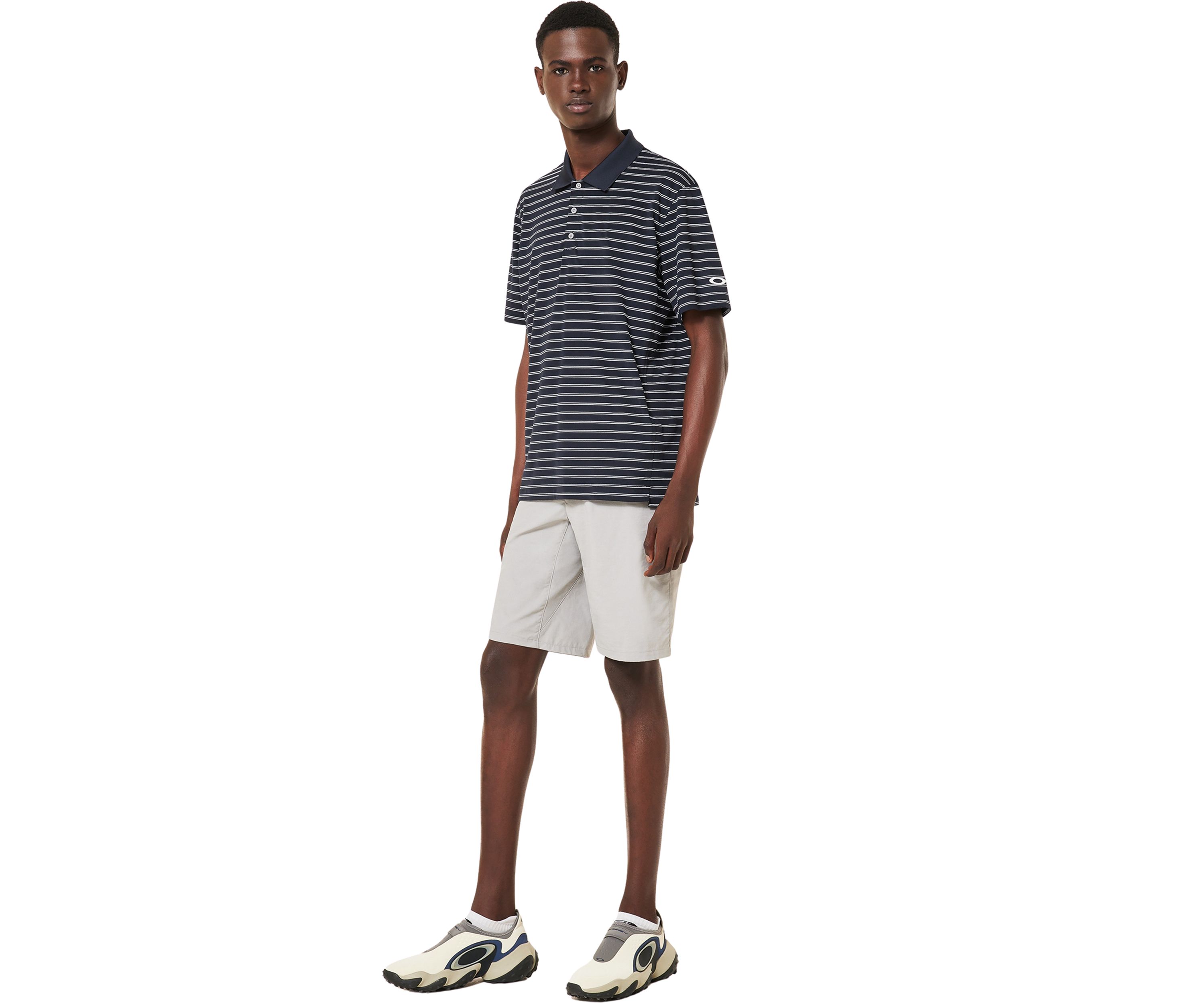Mens Stripe Polo Shirt 