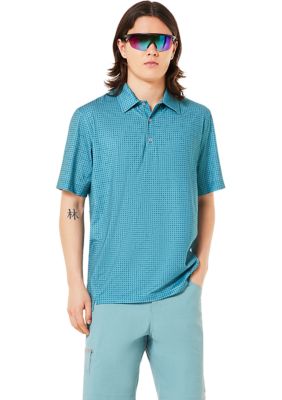 Oakley Men's Grid Print Polo Shirt, 2XL
