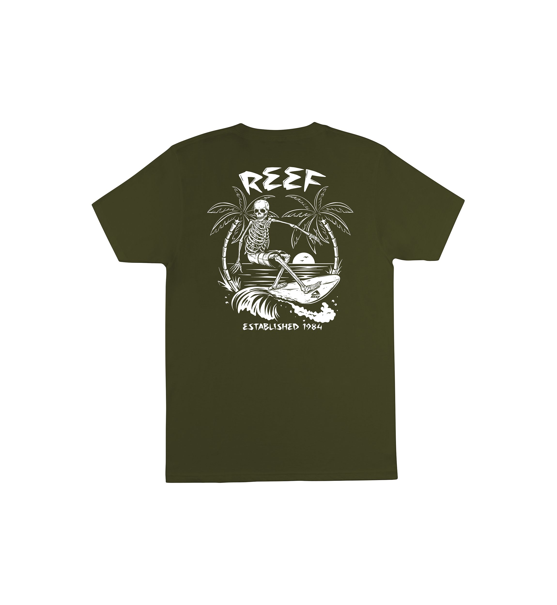 Short Sleeve Tropical Graphic T-Shirt 