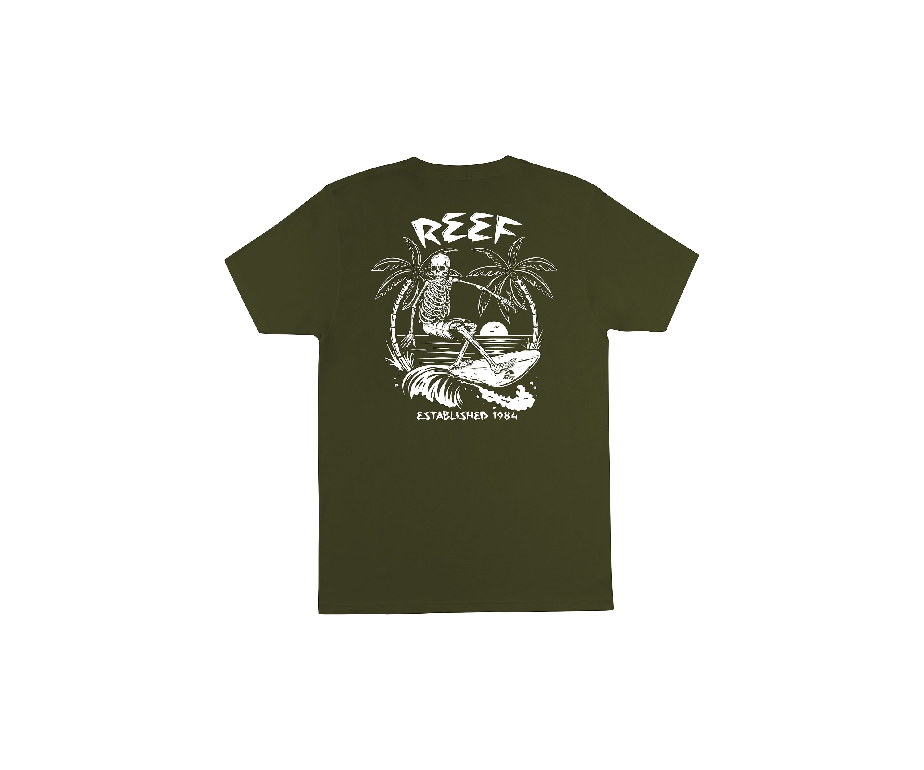 Short Sleeve Tropical Graphic T-Shirt 