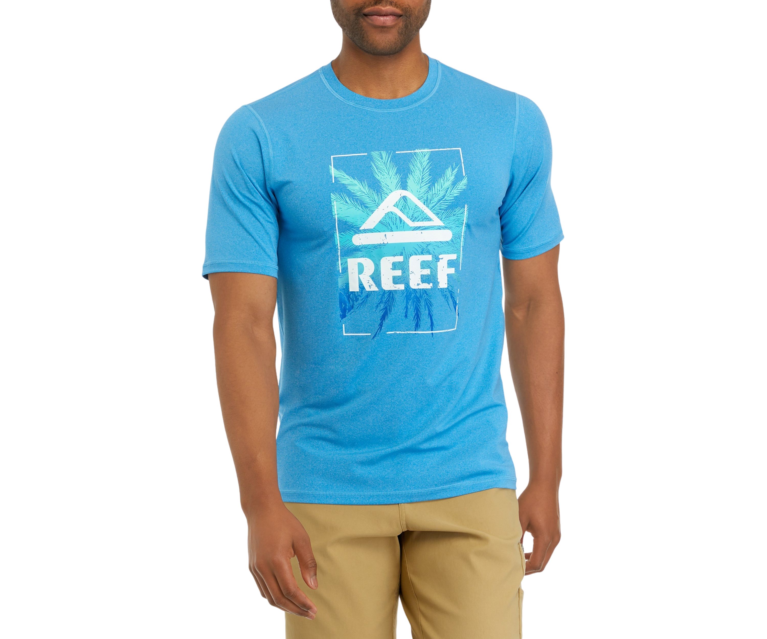 Mens Short Sleeve Palm Punk Surf Shirt