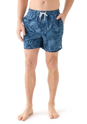Reef Men's Moore 17'' Volley Swim Shorts, Blue, 2XL