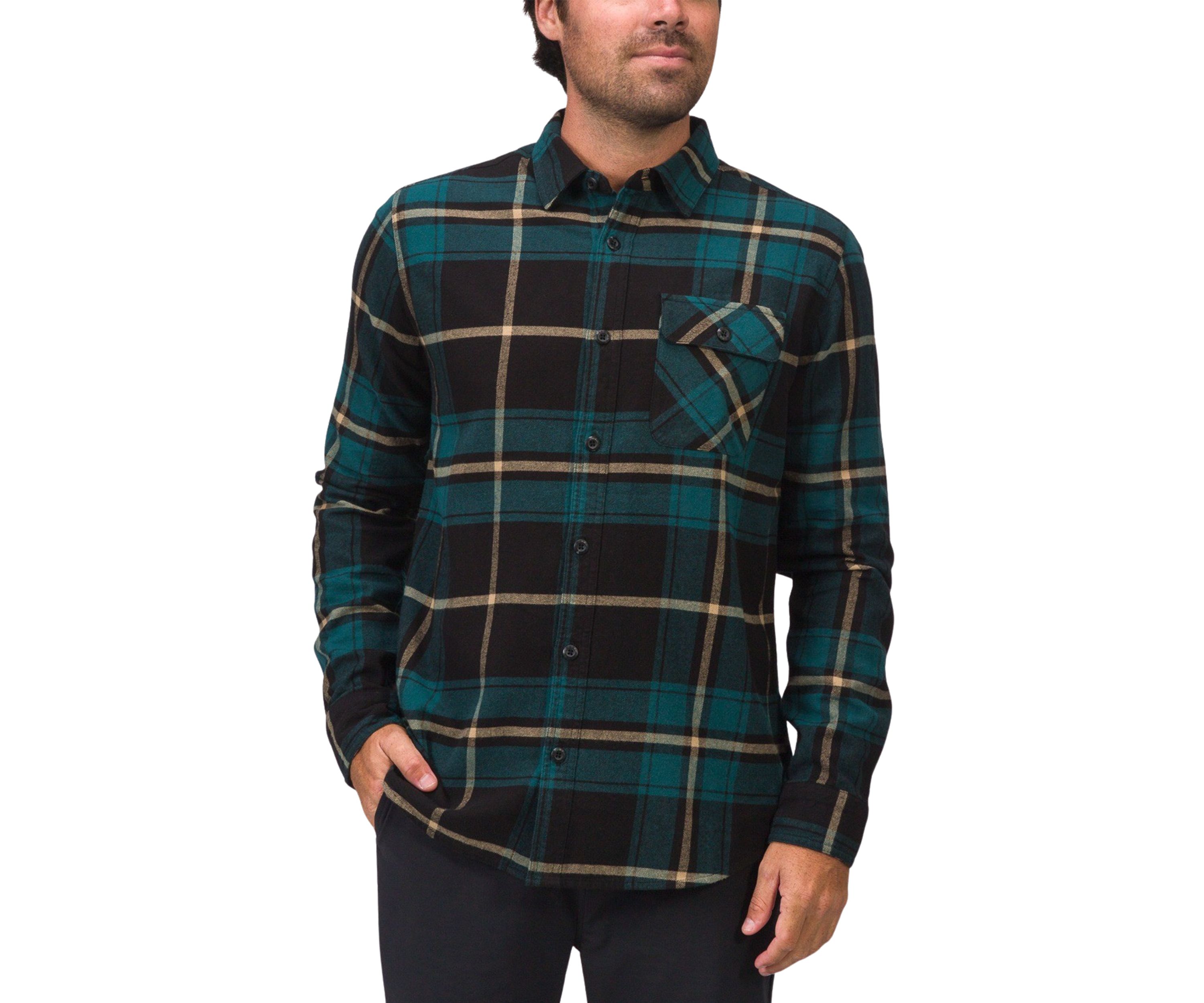 Mens Jared Long Sleeve Woven Shirt