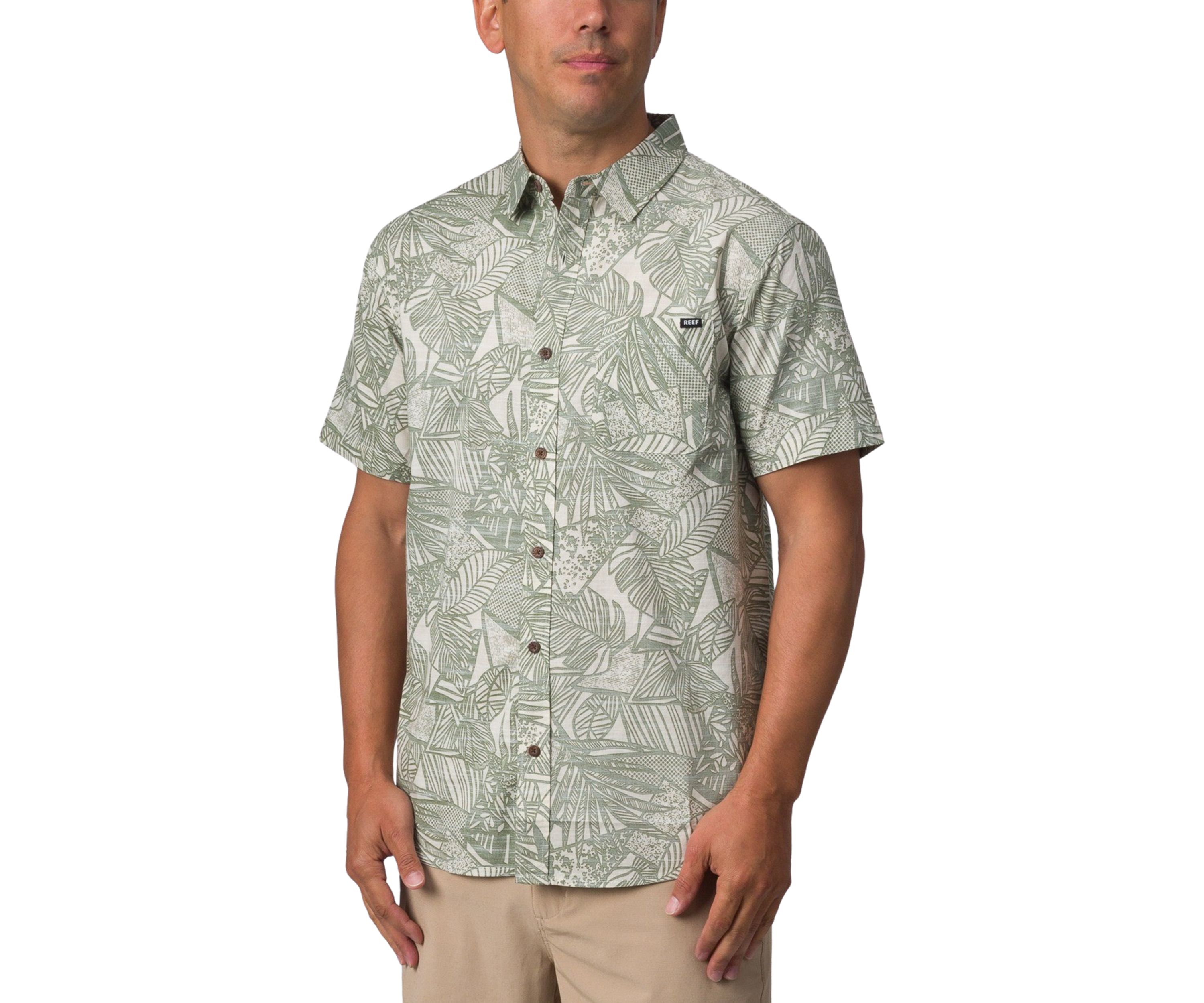 Mens Short Sleeve Barton Woven Shirt