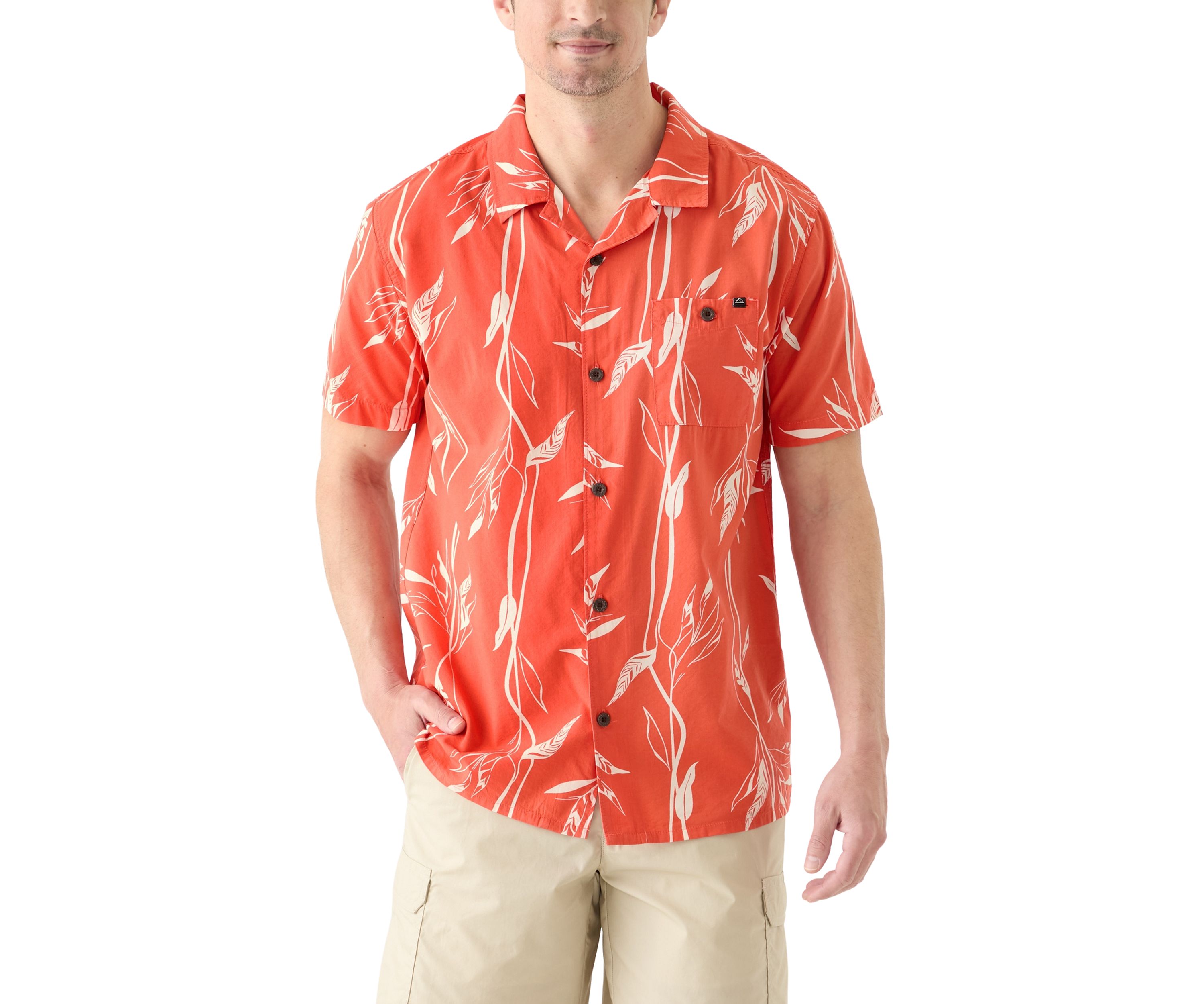 Mens Tyson Printed Button Down Shirt