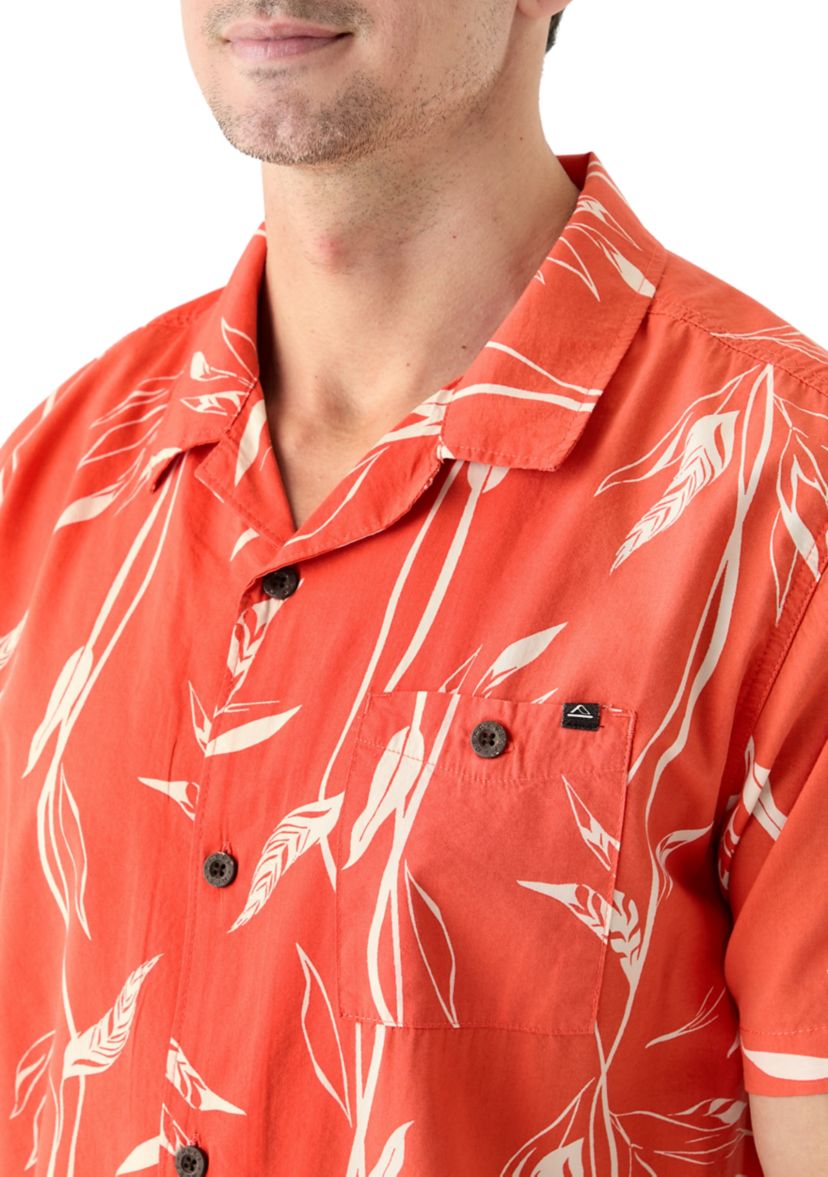 Mens Tyson Printed Button Down Shirt