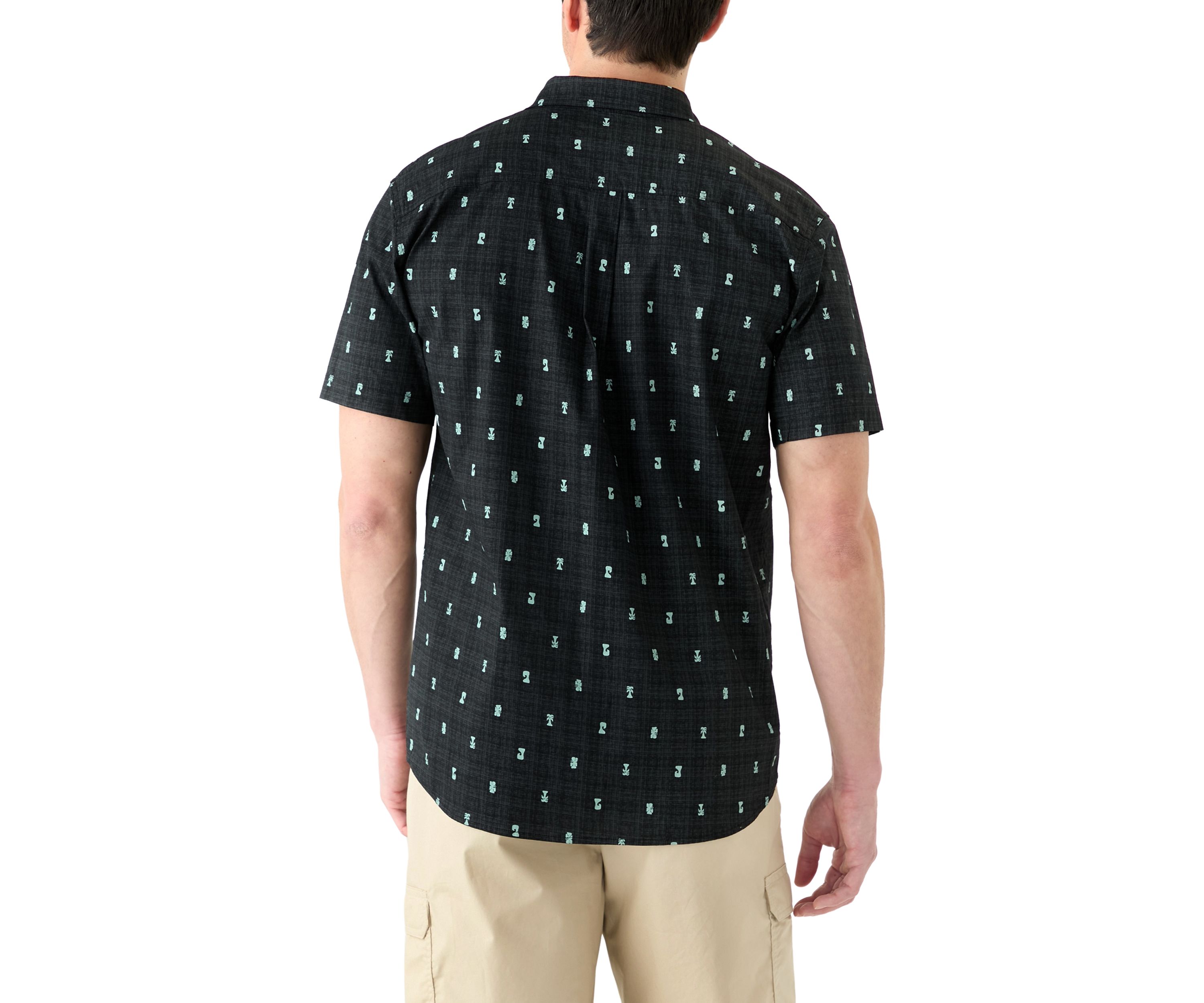 Mens Chaplin Printed Button Down Shirt