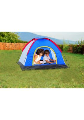 6 Foot x 5 Foot 2 Person Kids Dome Tent Indoor or Outdoor Removal Fly Easy to Set Up