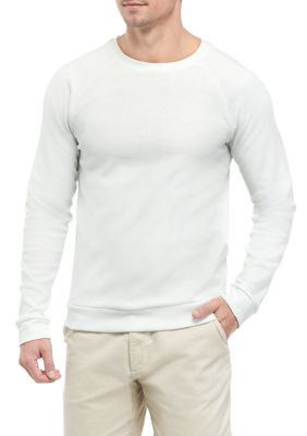 Men's Waffle Textured Henley Shirt