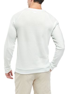 Men's Waffle Textured Henley Shirt