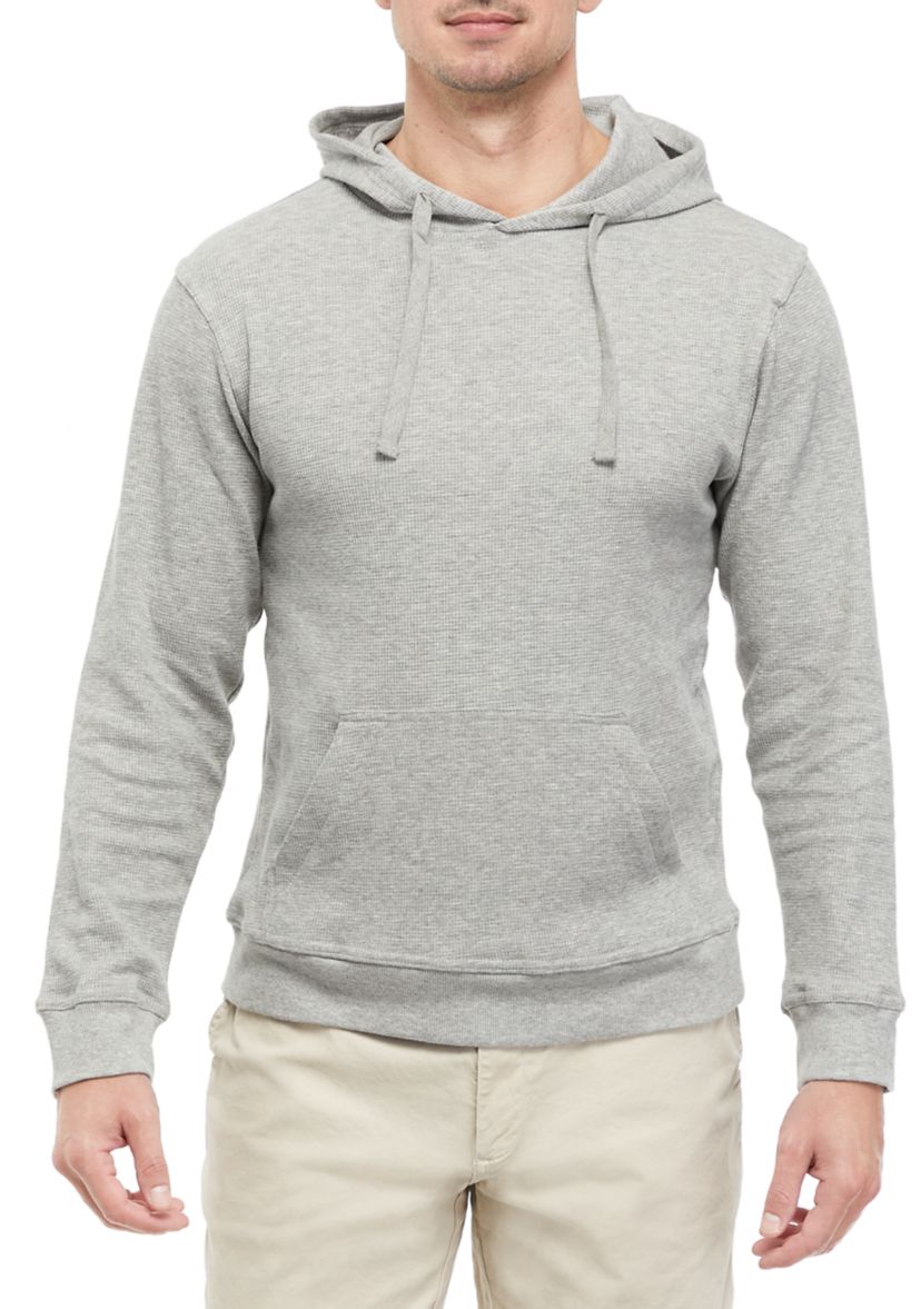 Mens Waffle Textured Hoodie