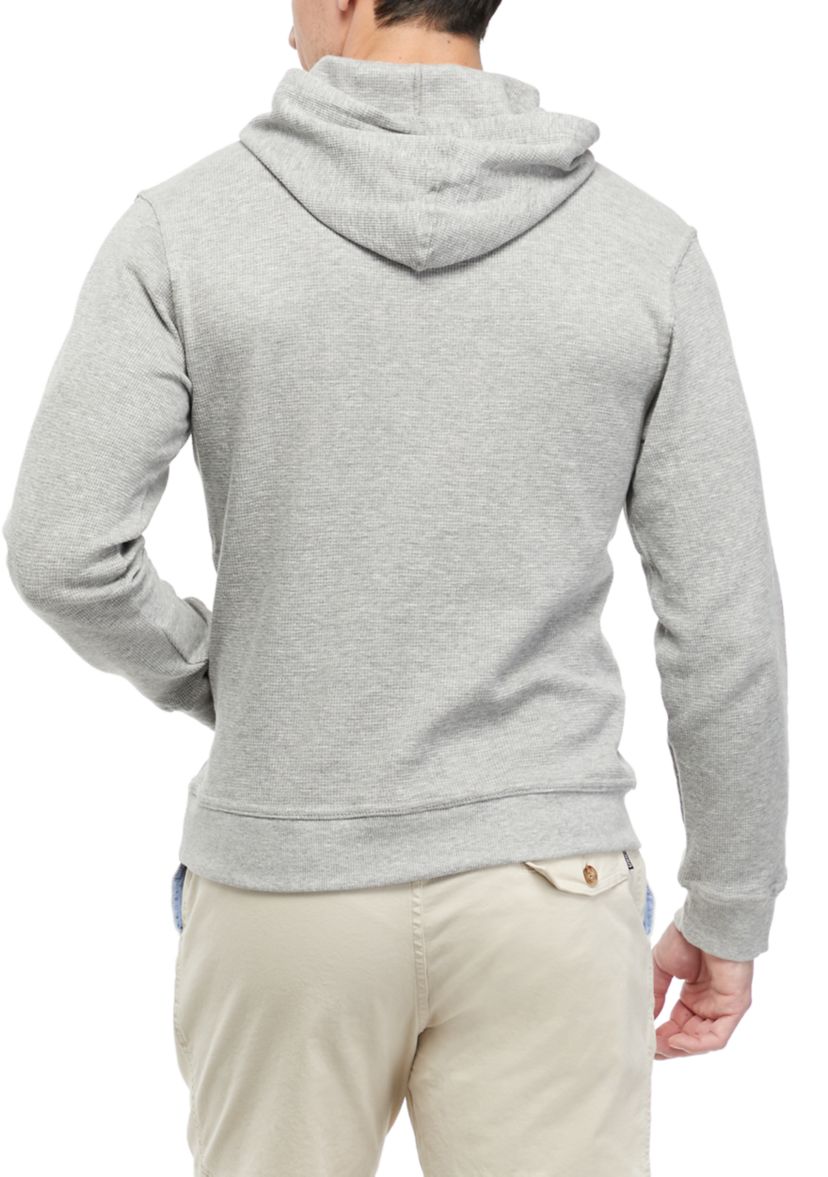 Mens Waffle Textured Hoodie