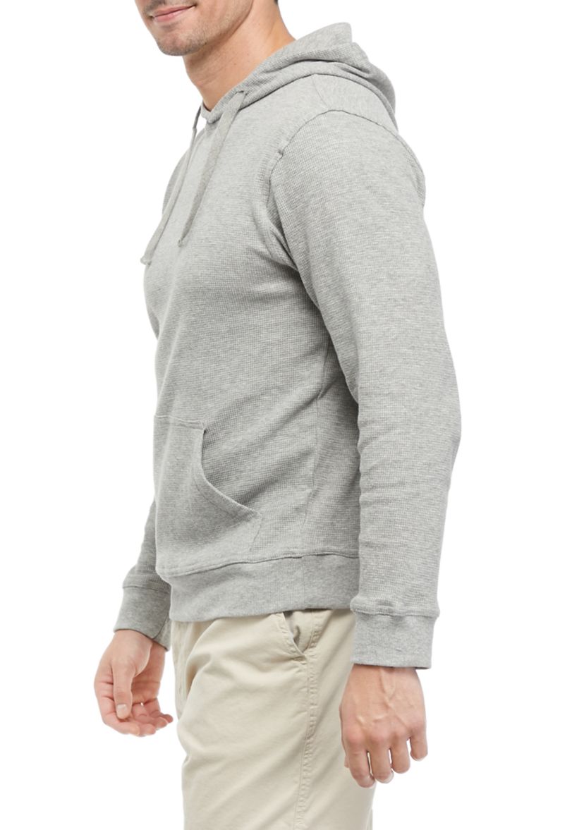 Mens Waffle Textured Hoodie