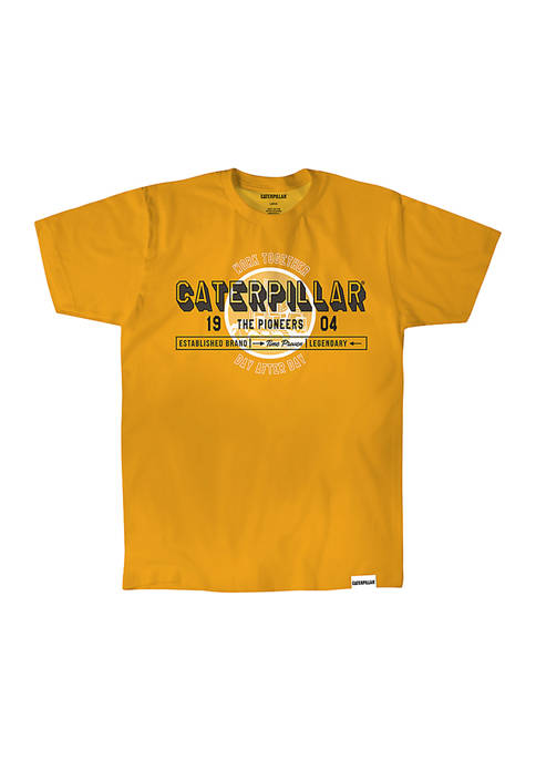 Caterpillar Mens Short Sleeve Legendary Graphic T-Shirt