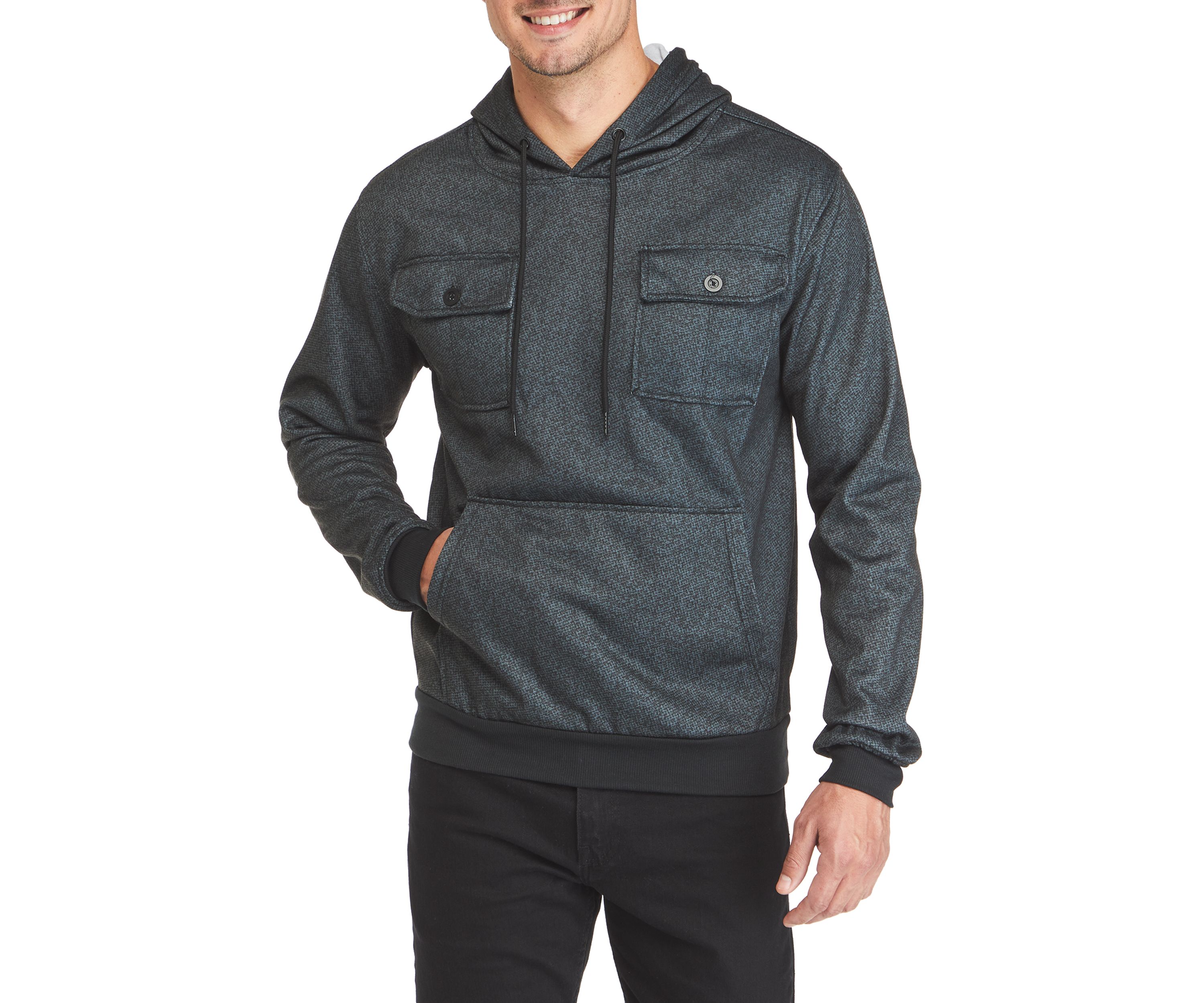 Double Pocket Fleece Hoodie 