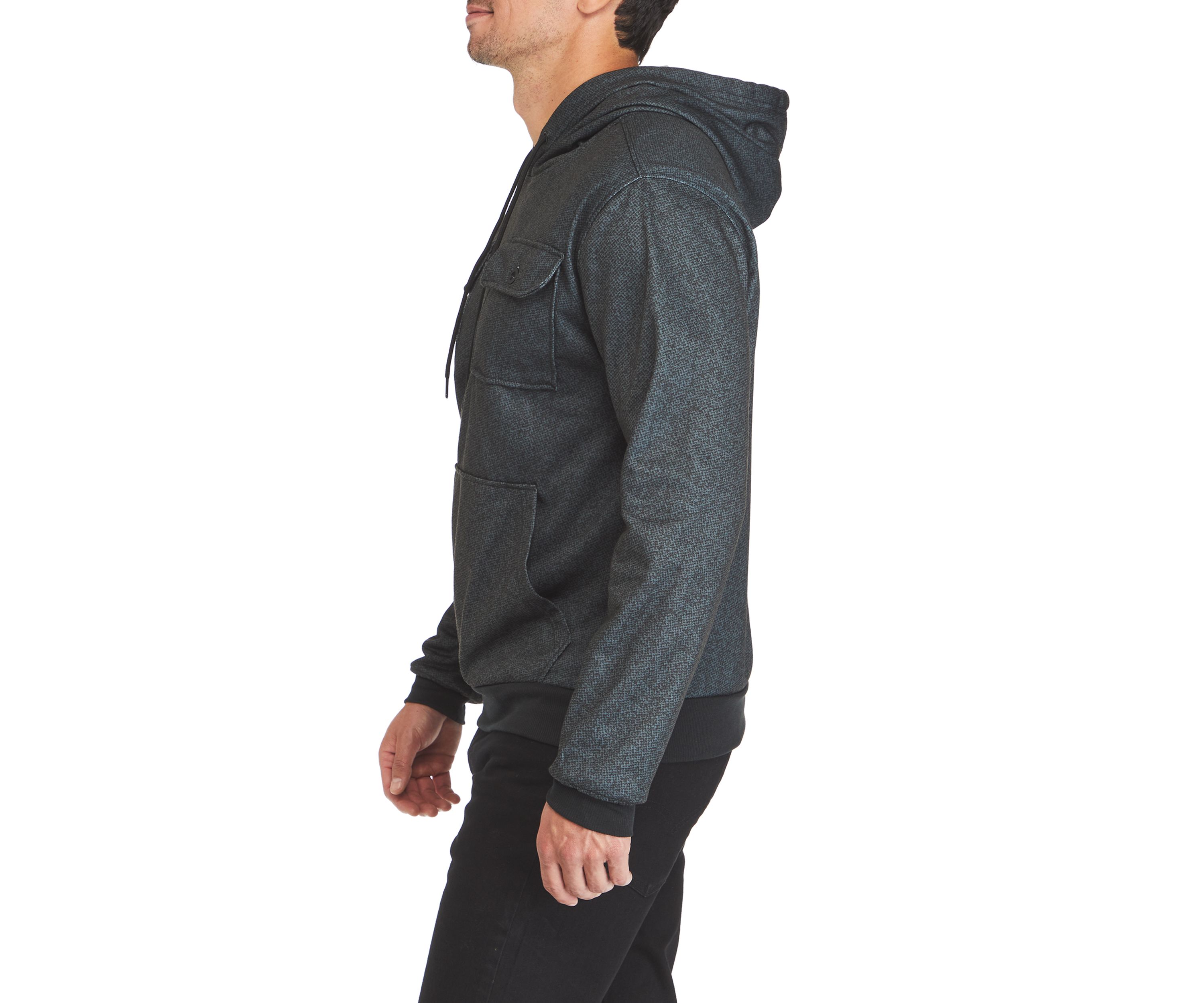 Double Pocket Fleece Hoodie 