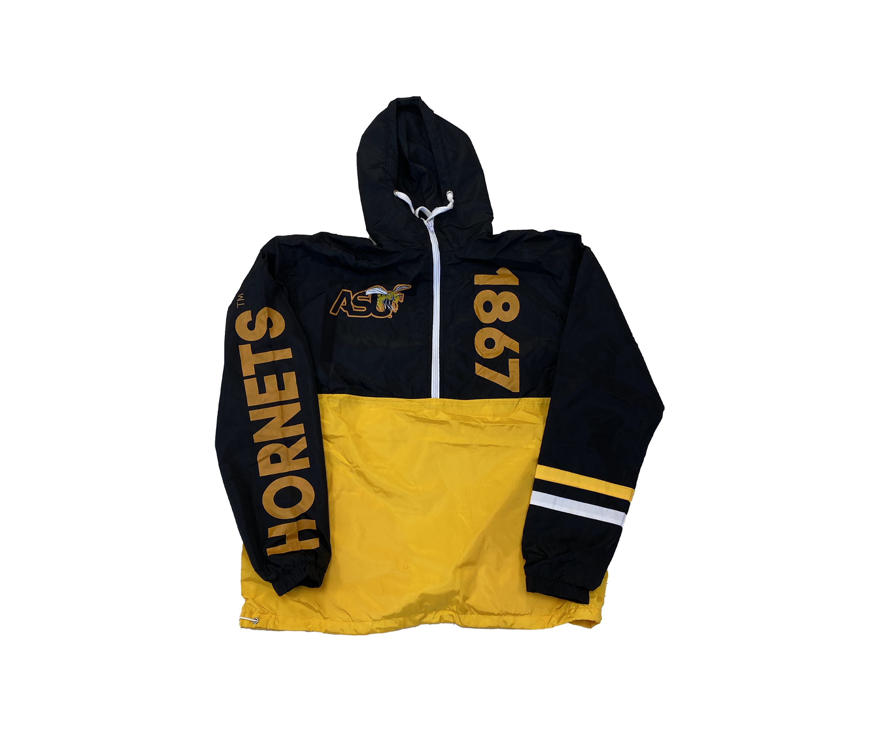 HBCU Alabama State University Half Zip Windbreaker 