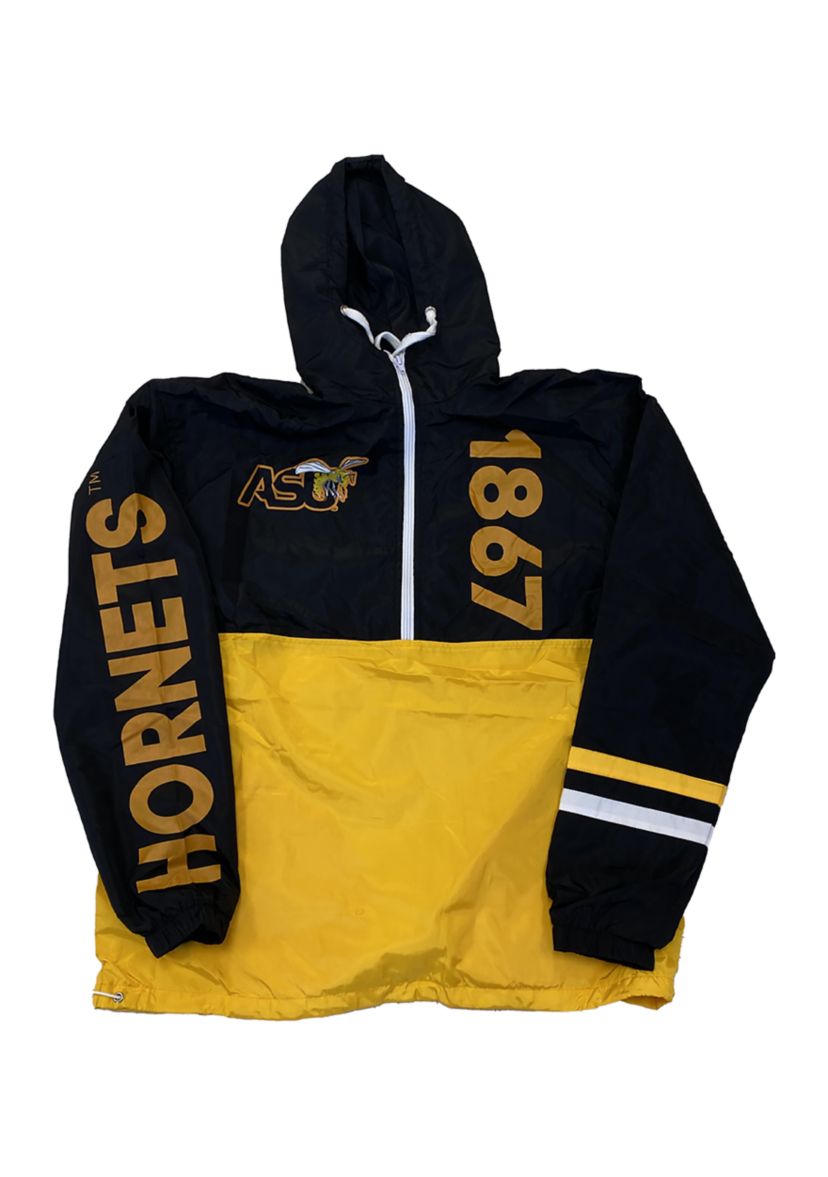 HBCU Alabama State University Half Zip Windbreaker 