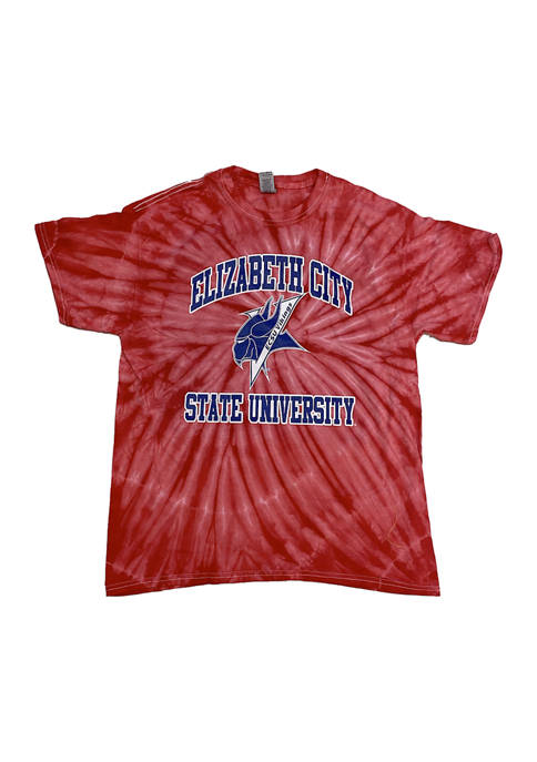 HBCU Elizabeth City State Vikings Tie Dye Graphic T-Shirt