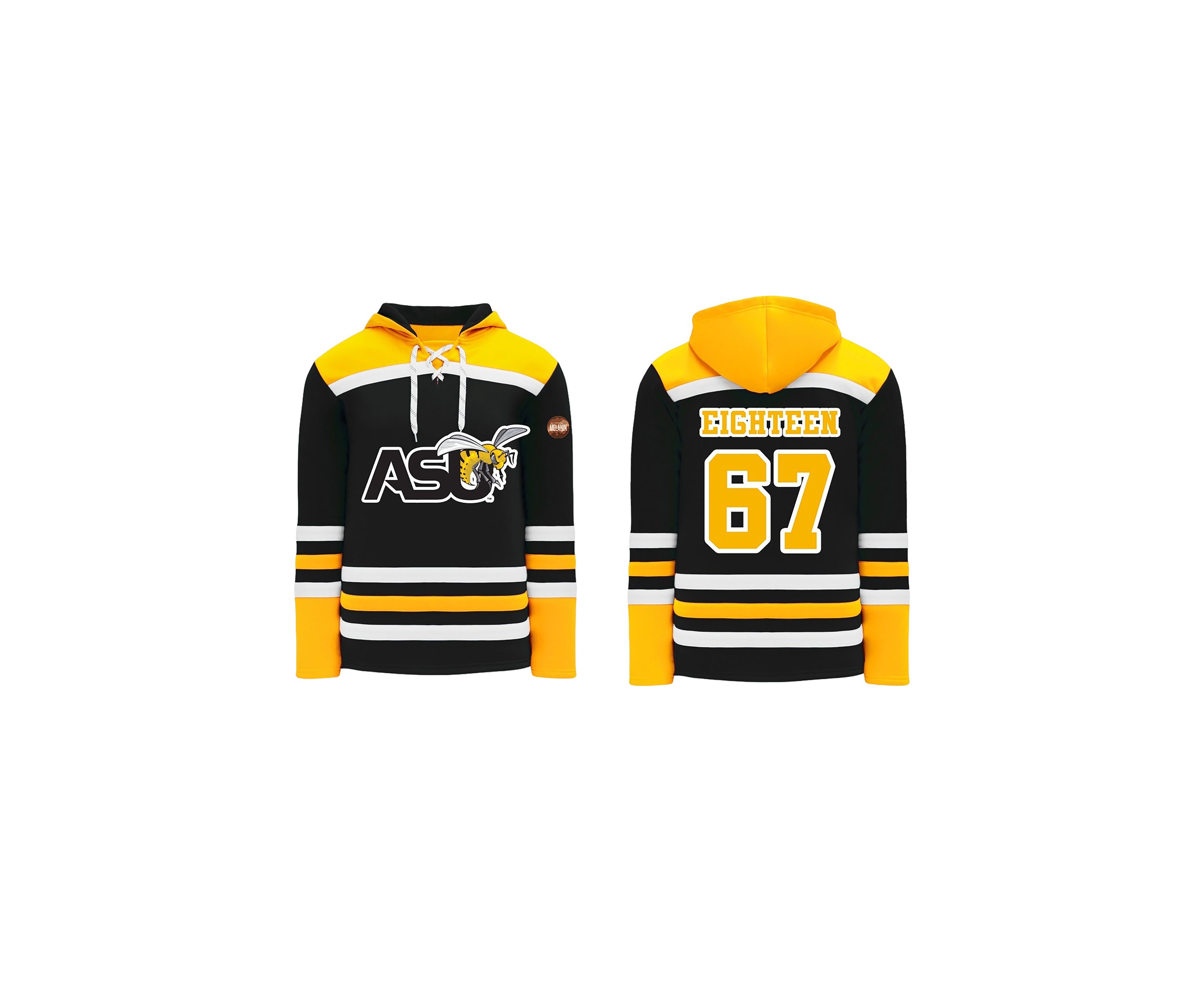 NCAA Alabama State Hornets Hockey Hoodie