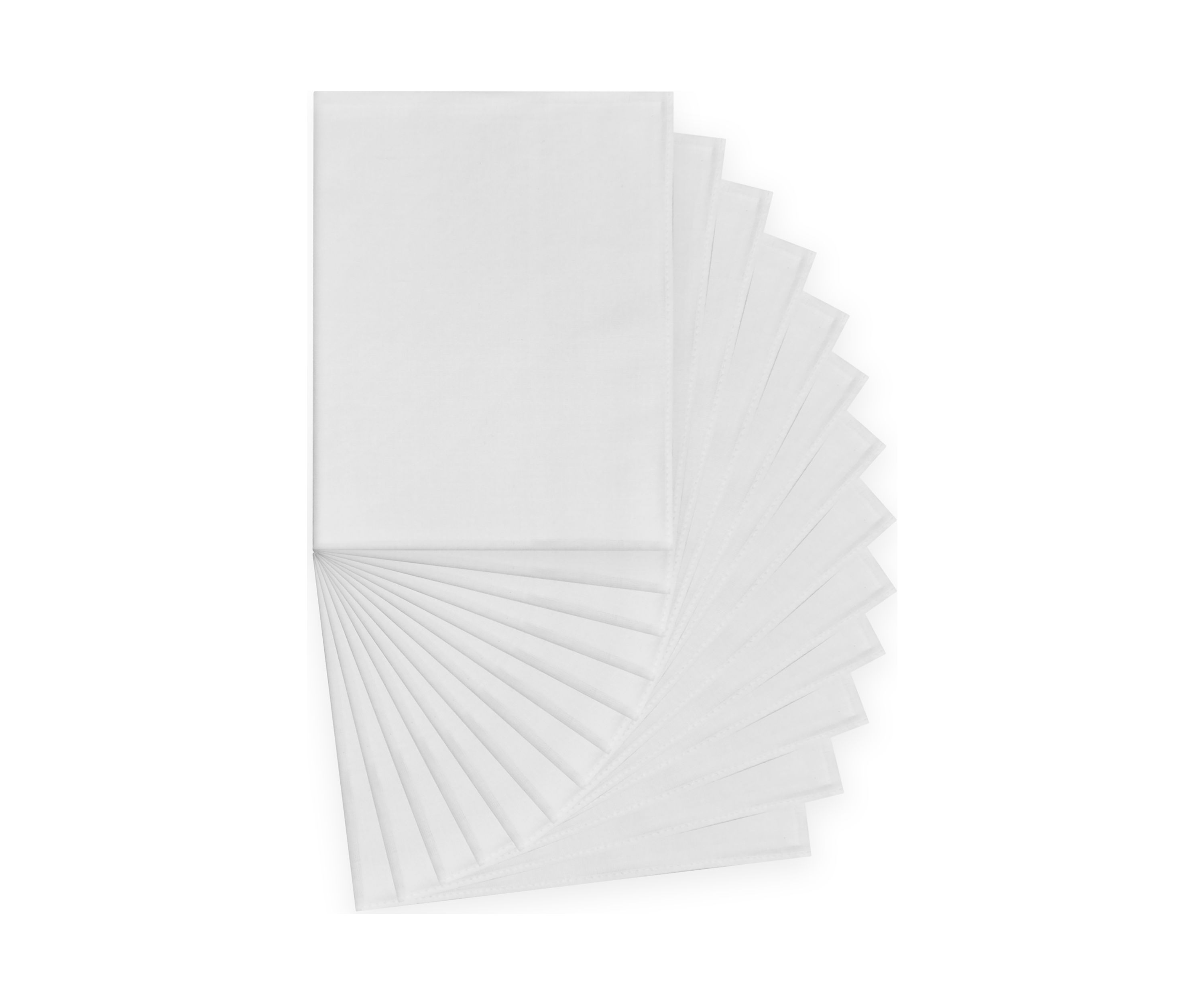 White Cotton Handkerchiefs
