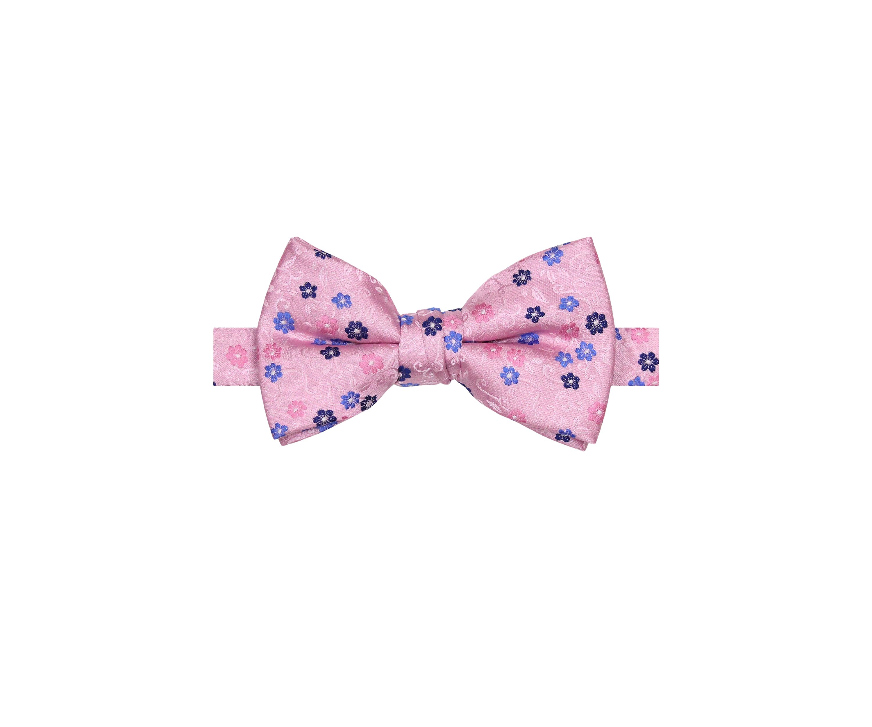 Satin Flower Bow Tie