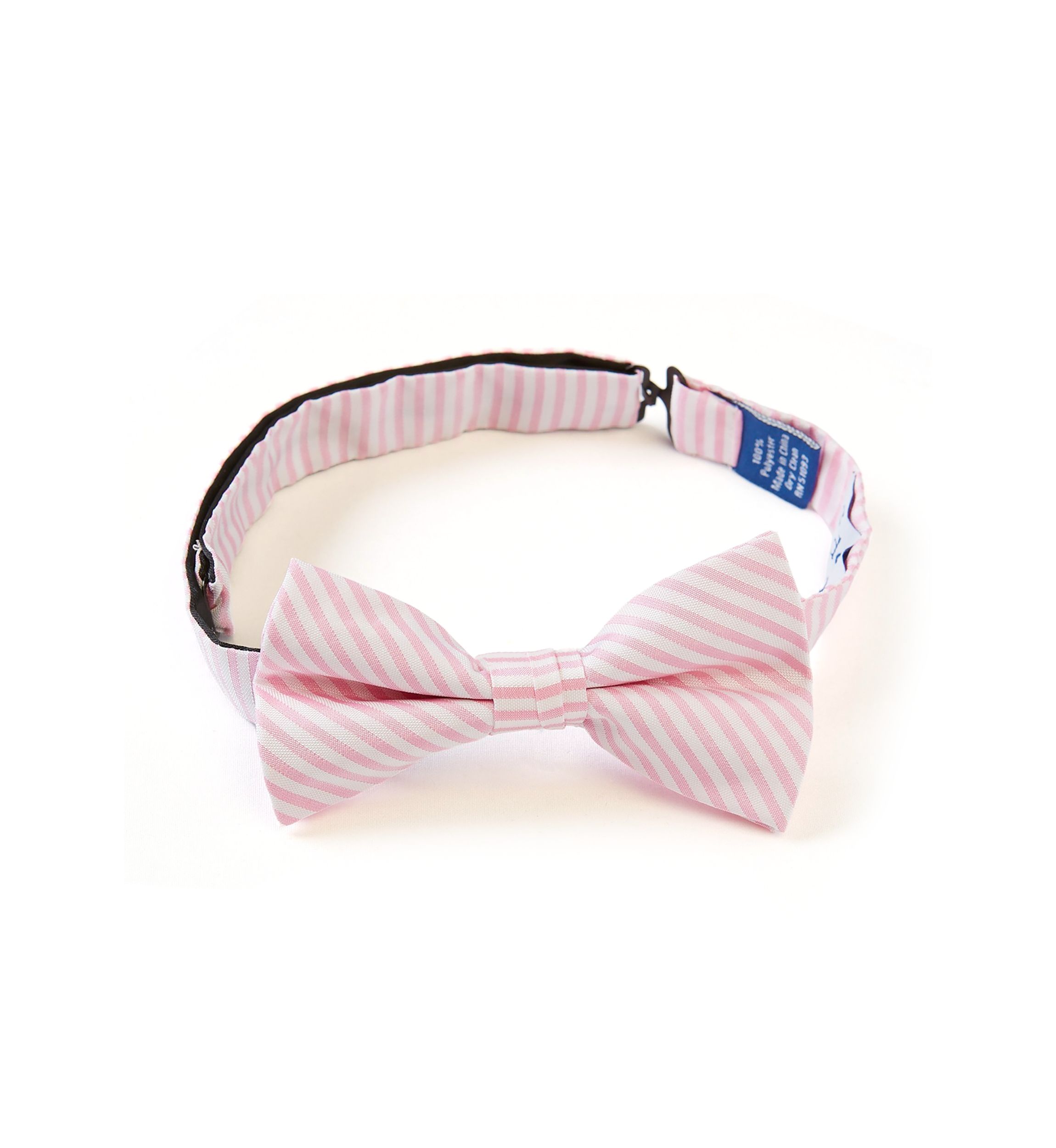 Two Bar Seersucker Stripe Bowtie