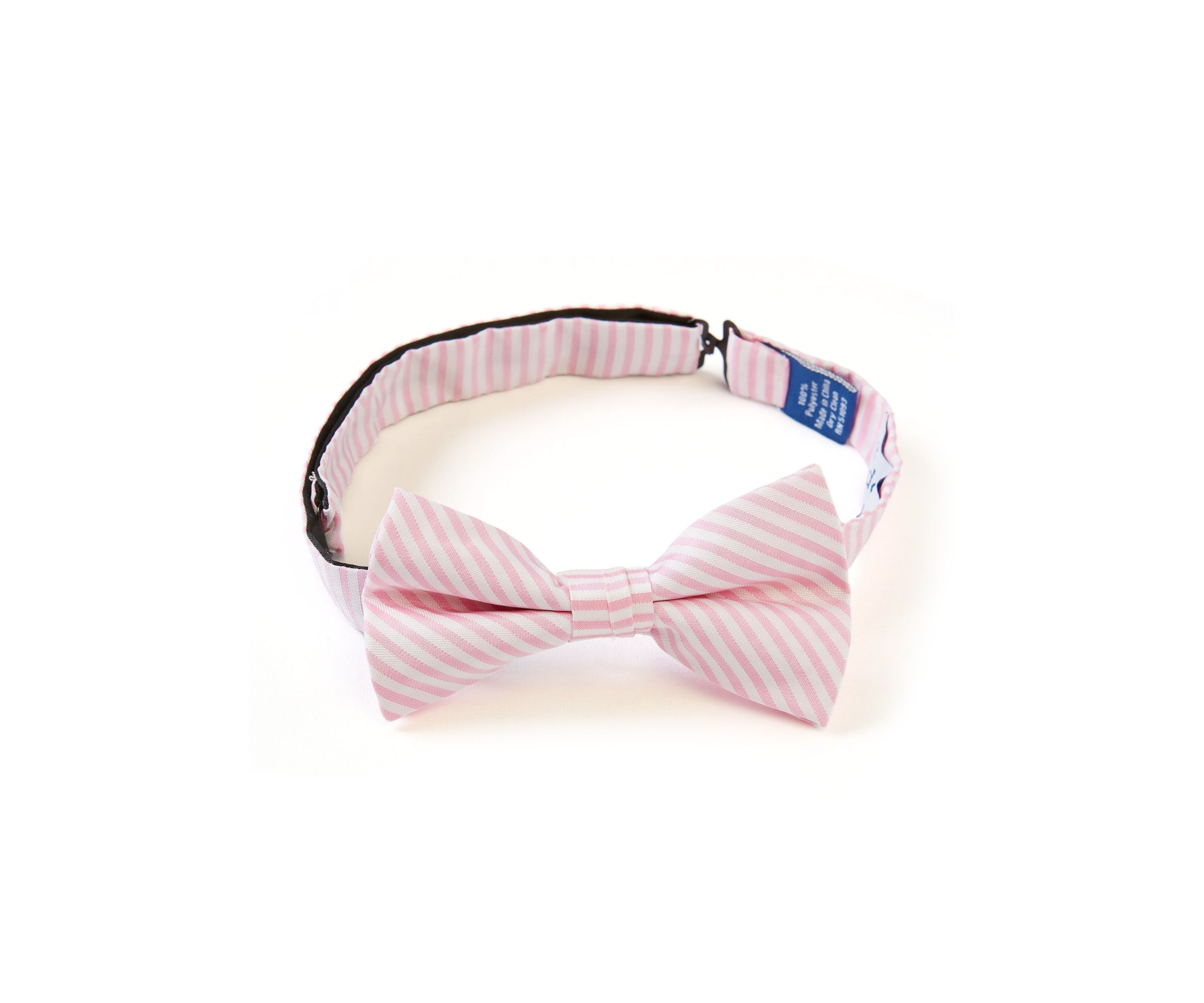 Two Bar Seersucker Stripe Bowtie