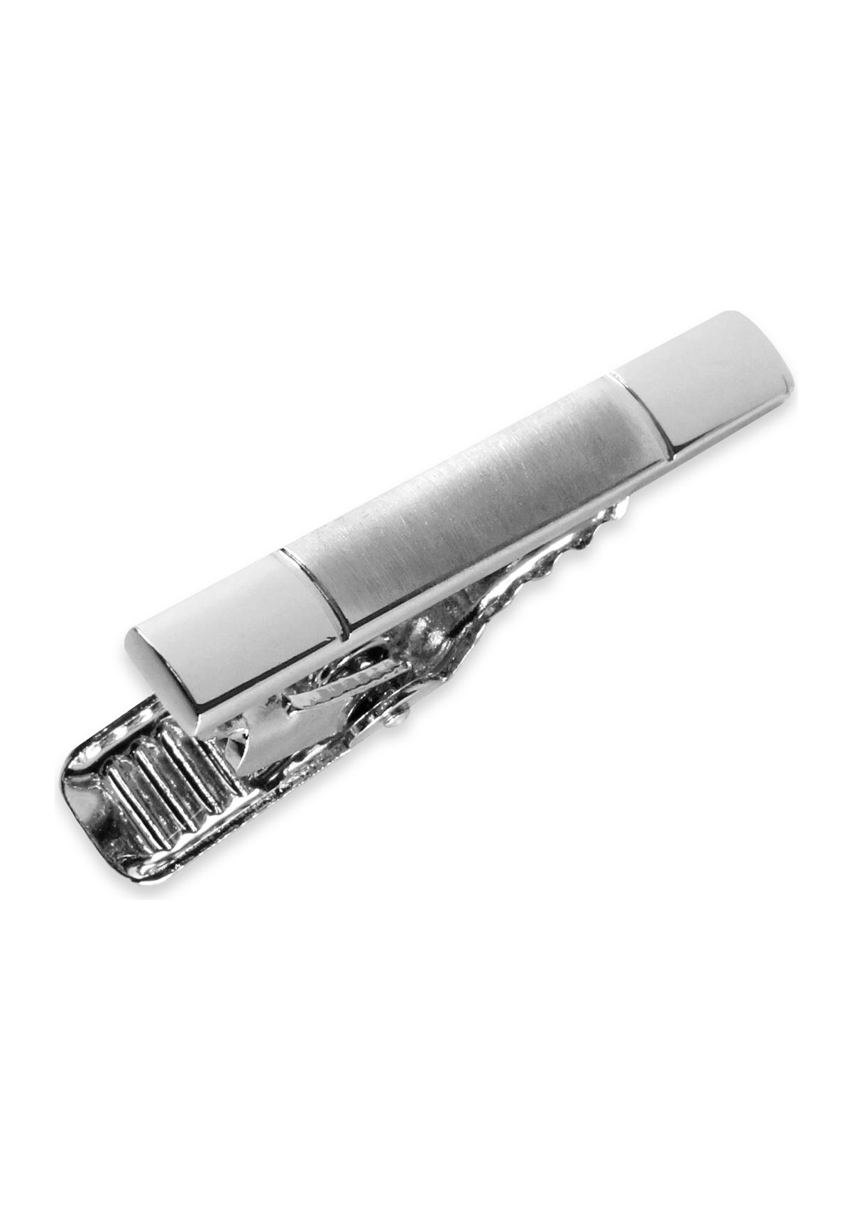 1" Basic Silver Plated Tie Bar