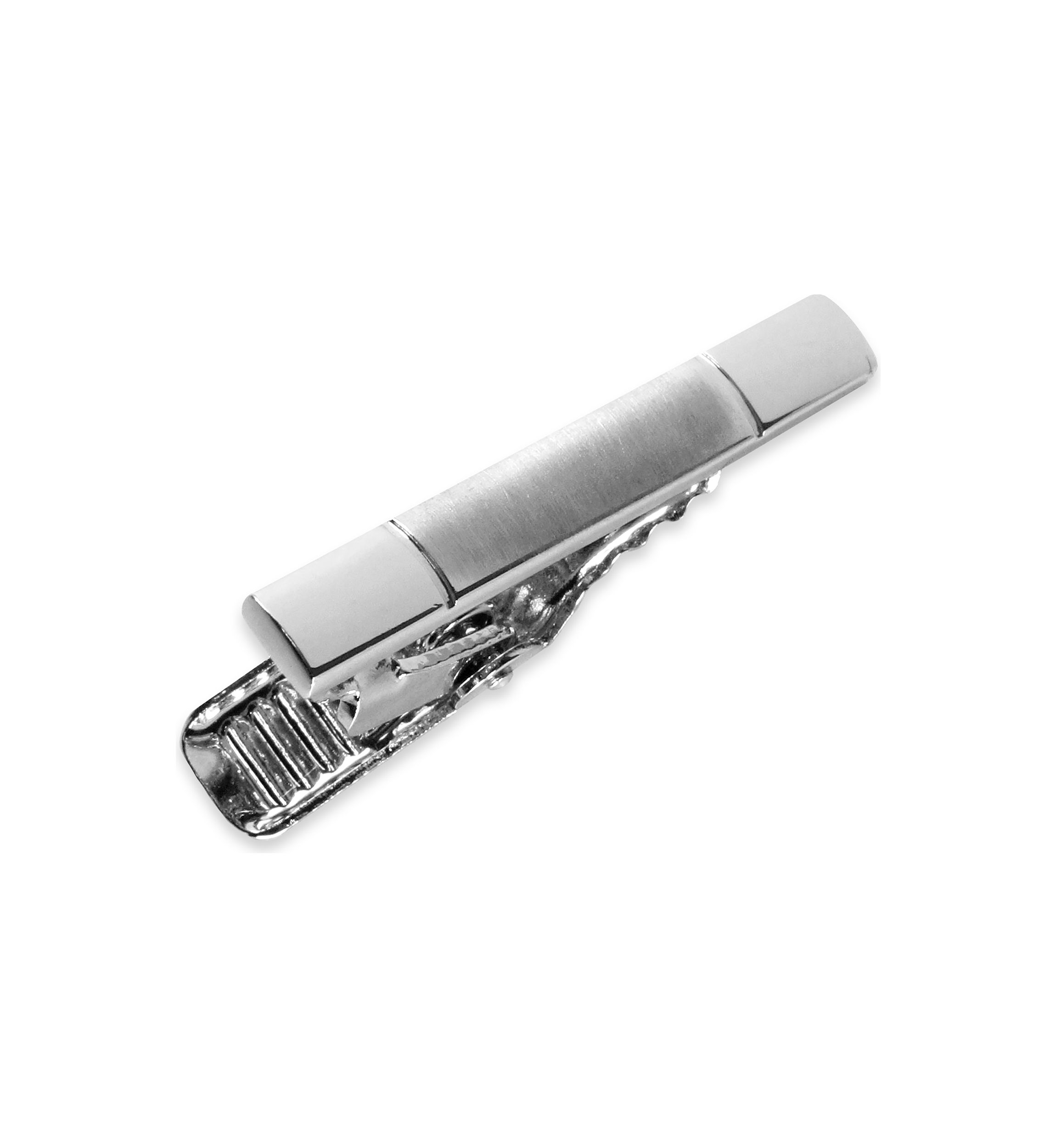 1" Basic Silver Plated Tie Bar