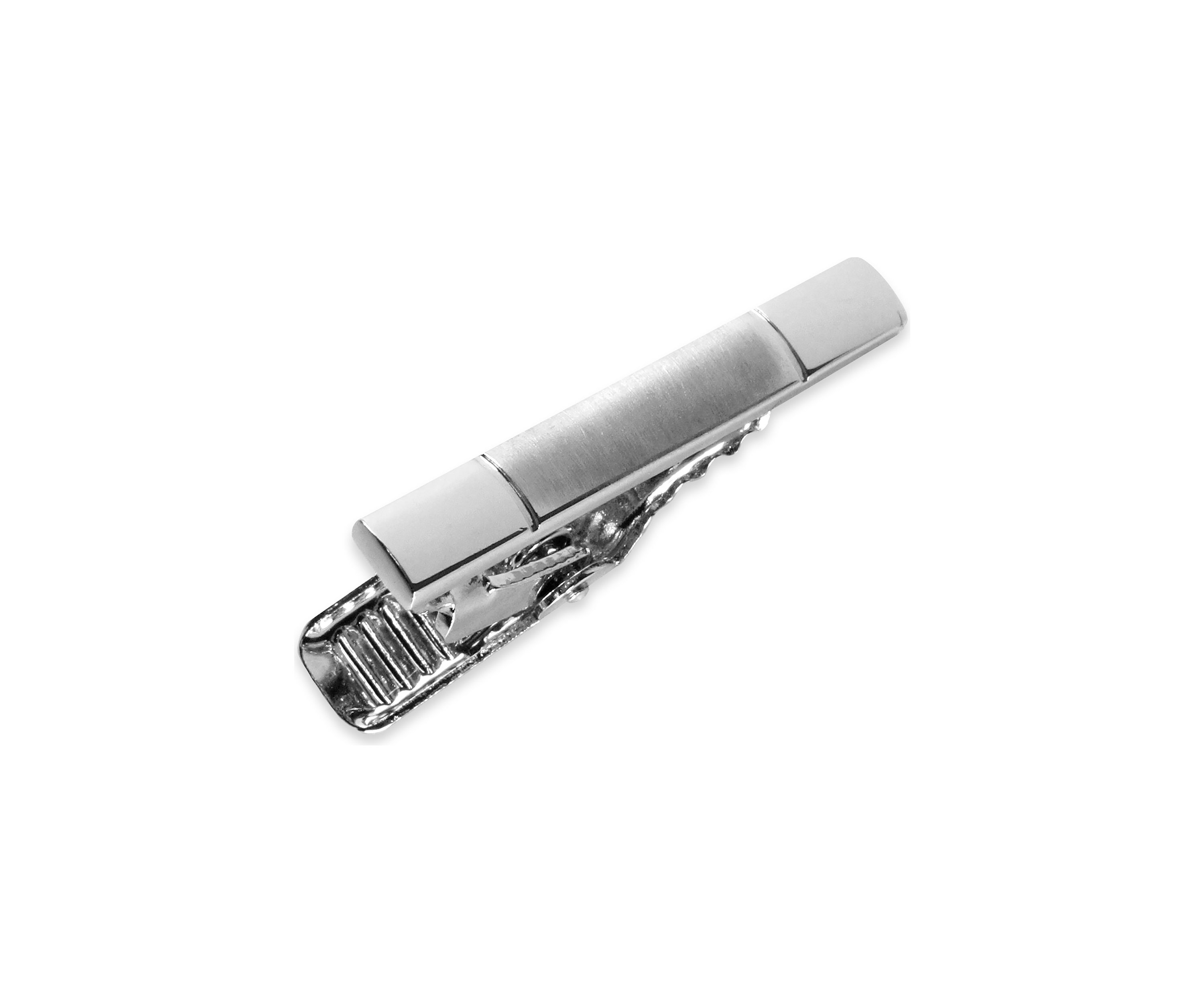 1" Basic Silver Plated Tie Bar