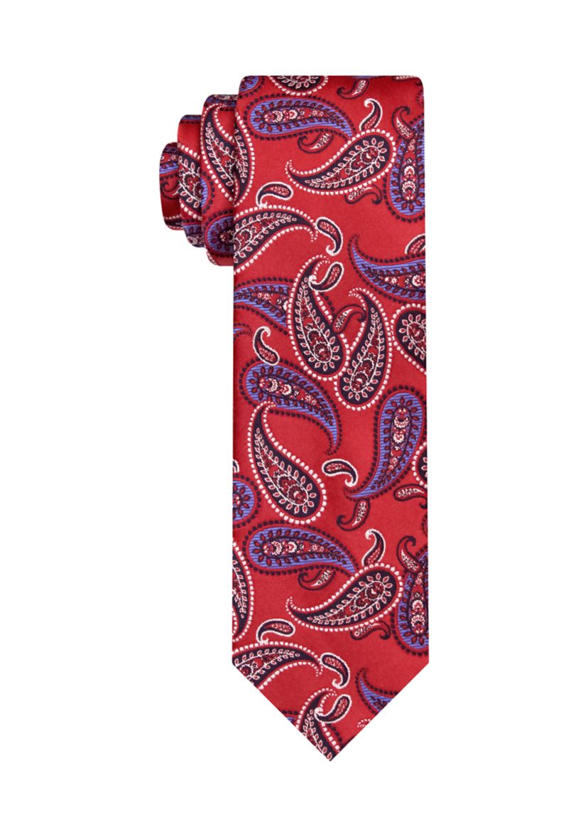 Floating Spaced Paisley Tie