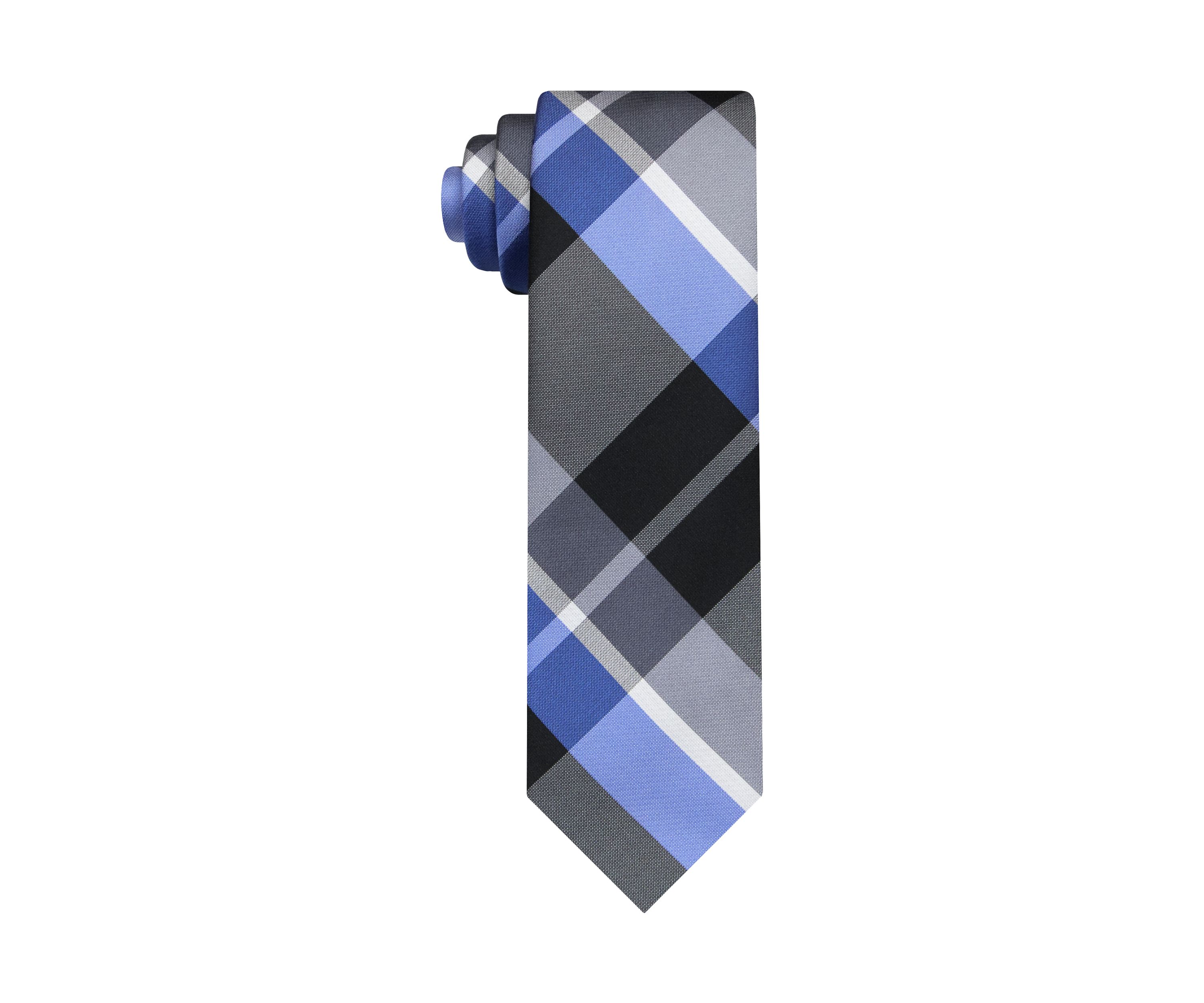 Large Plaid Tie