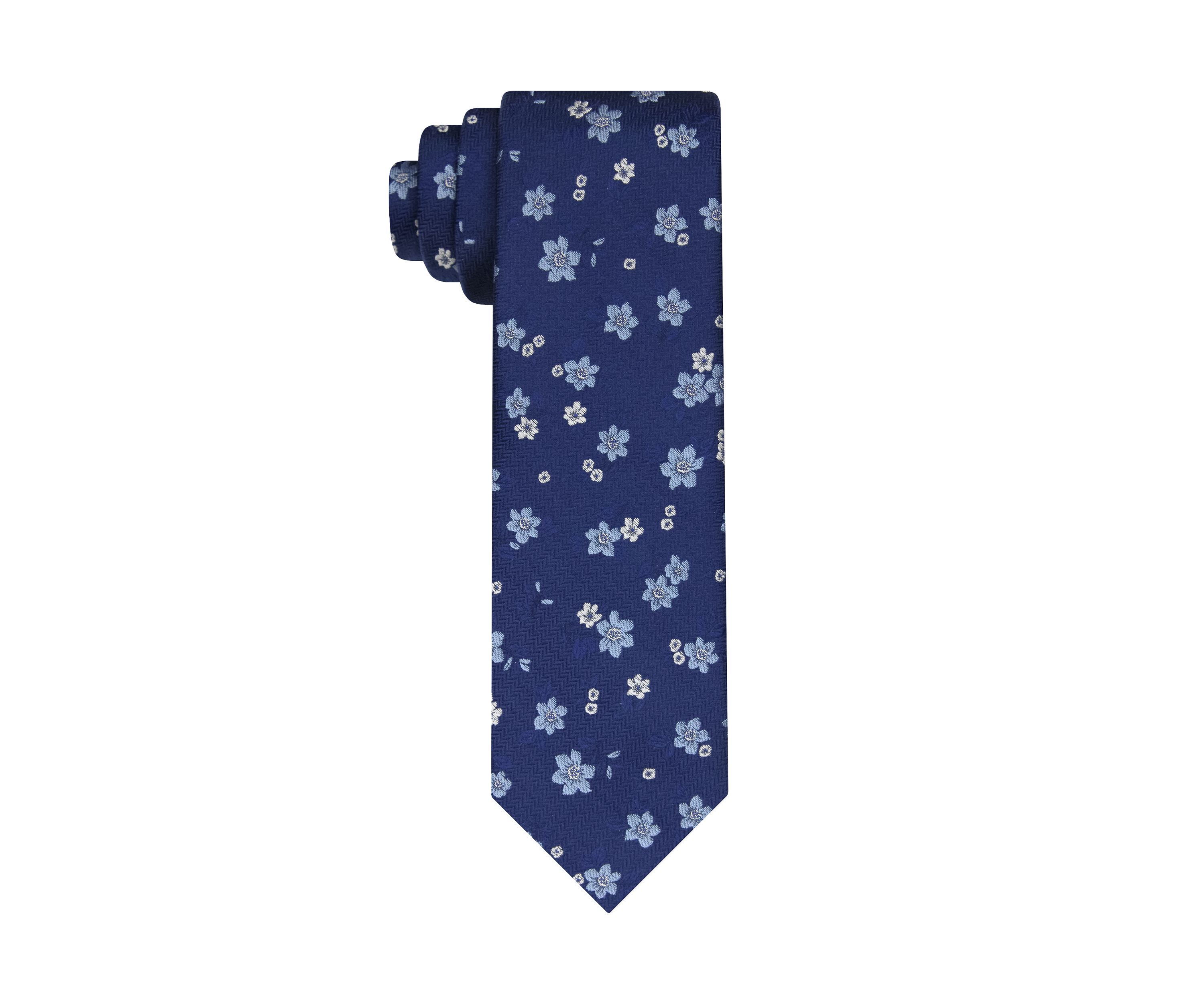 Textured Floral Tie