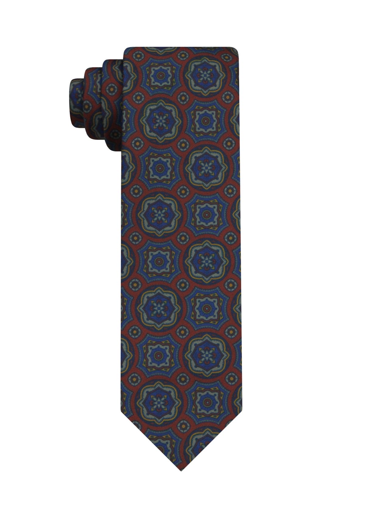 Ancient Madder Medallion Printed Tie