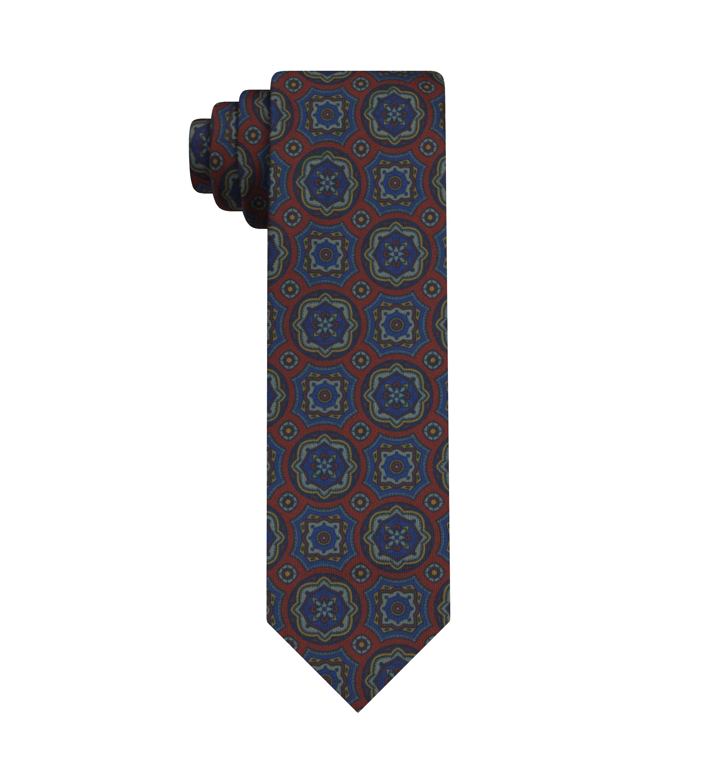 Ancient Madder Medallion Printed Tie